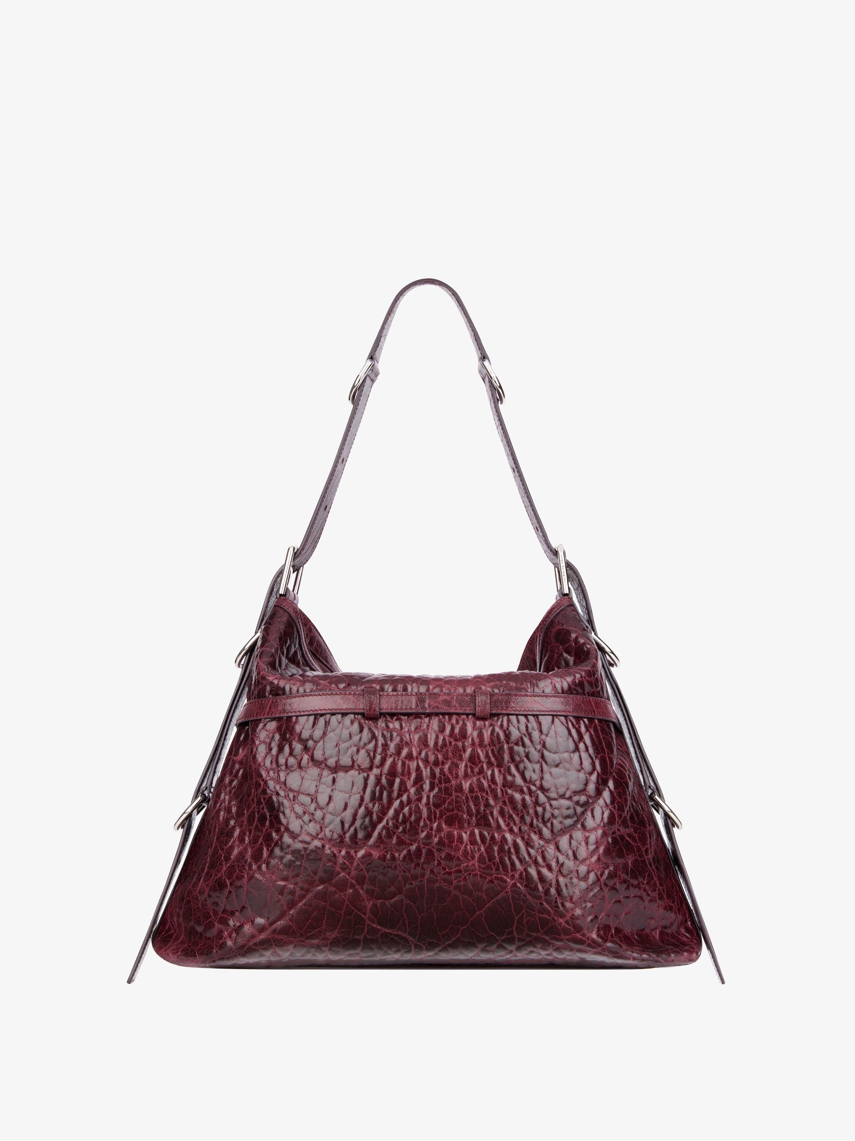 Givenchy o1w1db10426 Size: OS / Voyou Medium Bag in Oxblood Red Size ONE SIZE - 4 Thumbnail