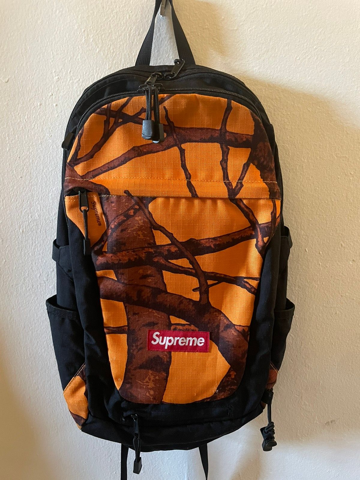 Pre-owned Supreme Backpack In Realtree