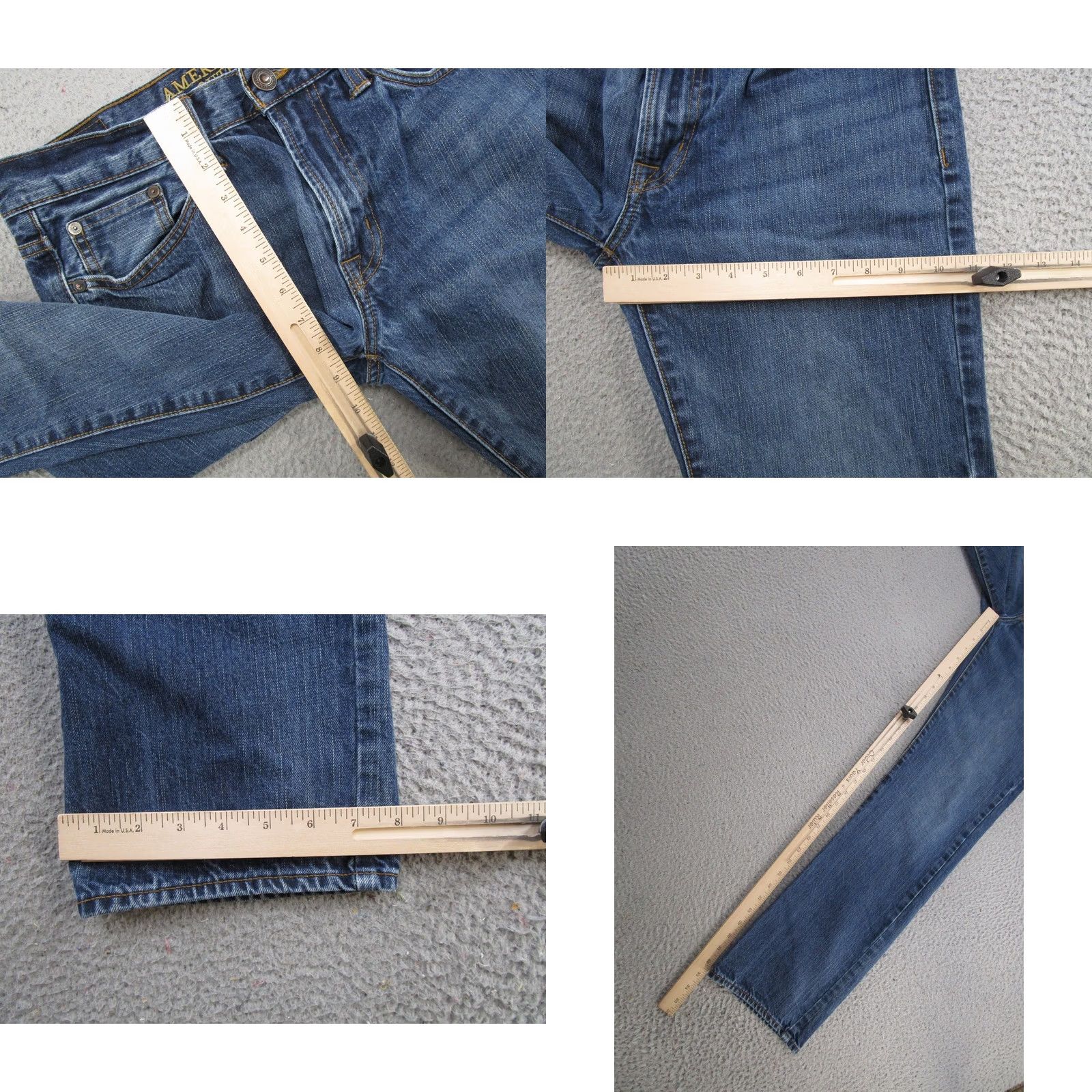 American Eagle Outfitters American Eagle Outfitters Jeans Mens Size 30x34 Straight 5-Pocket Denim Blue Mid Rise 30 in Waist Regular Fit Vintage? Size US 30 / EU 46 - 8 Thumbnail
