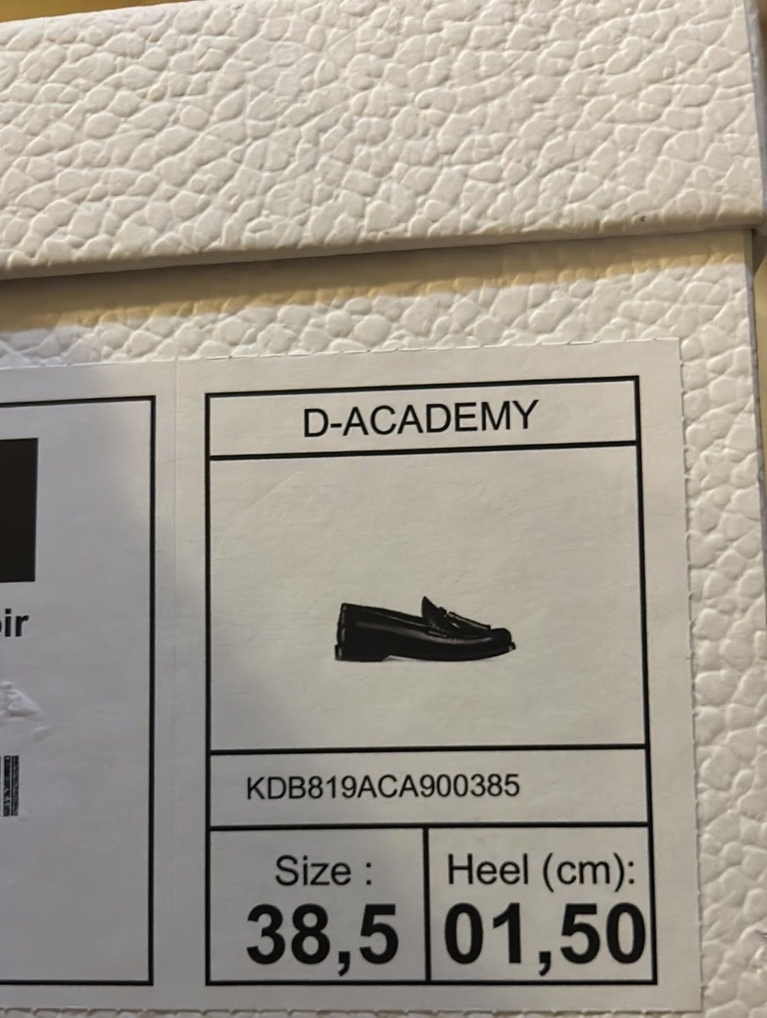 Dior Dear D-Academy Loafers Brushed Calfskin Black size 38.5 Size US 8.5 / IT 38.5 - 7 Thumbnail