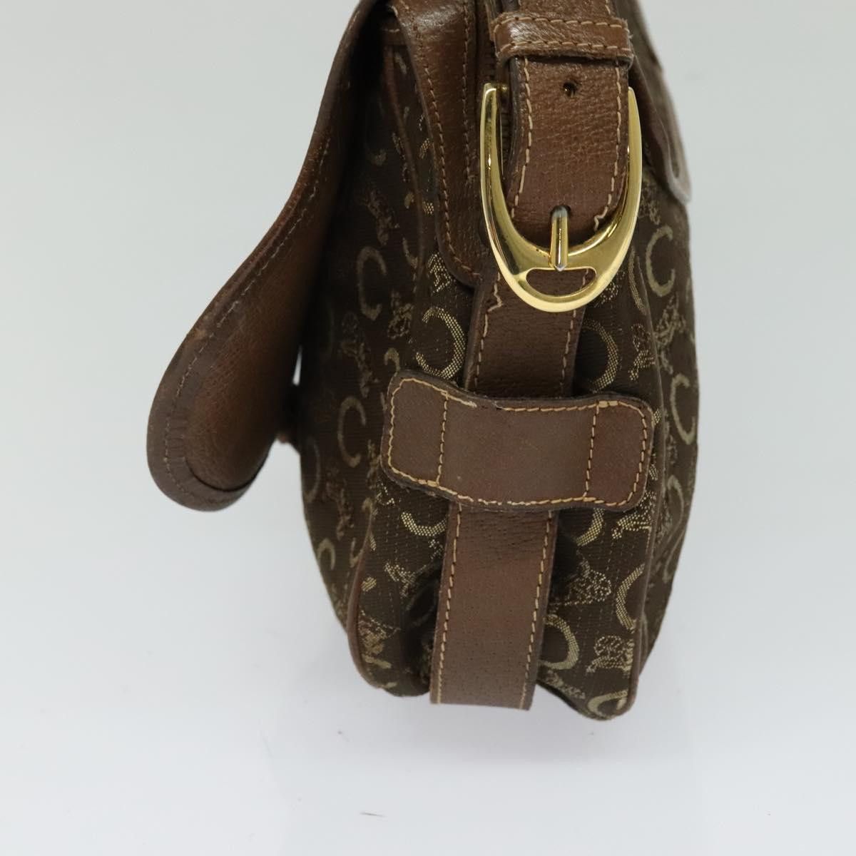 Celine CELINE C Sulky Shoulder Bag Canvas Brown Size ONE SIZE - 5 Thumbnail