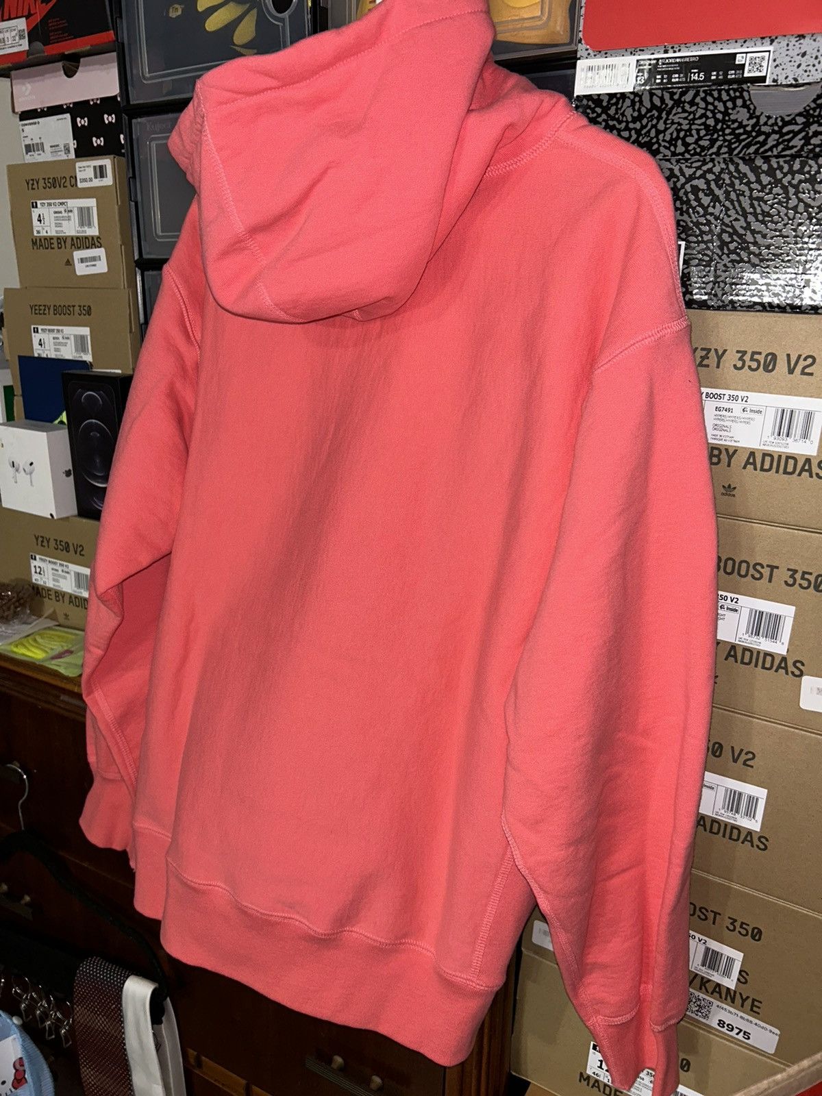Supreme Supreme Icy Arc Hooded Sweatshirt Bright Coral Medium NEW Size US M / EU 48-50 / 2 - 5 Thumbnail