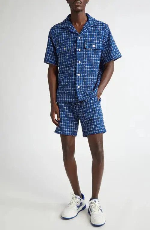 Amiri o1mle0426 Boucle Short in Navy Size US 30 / EU 46 - 3 Thumbnail