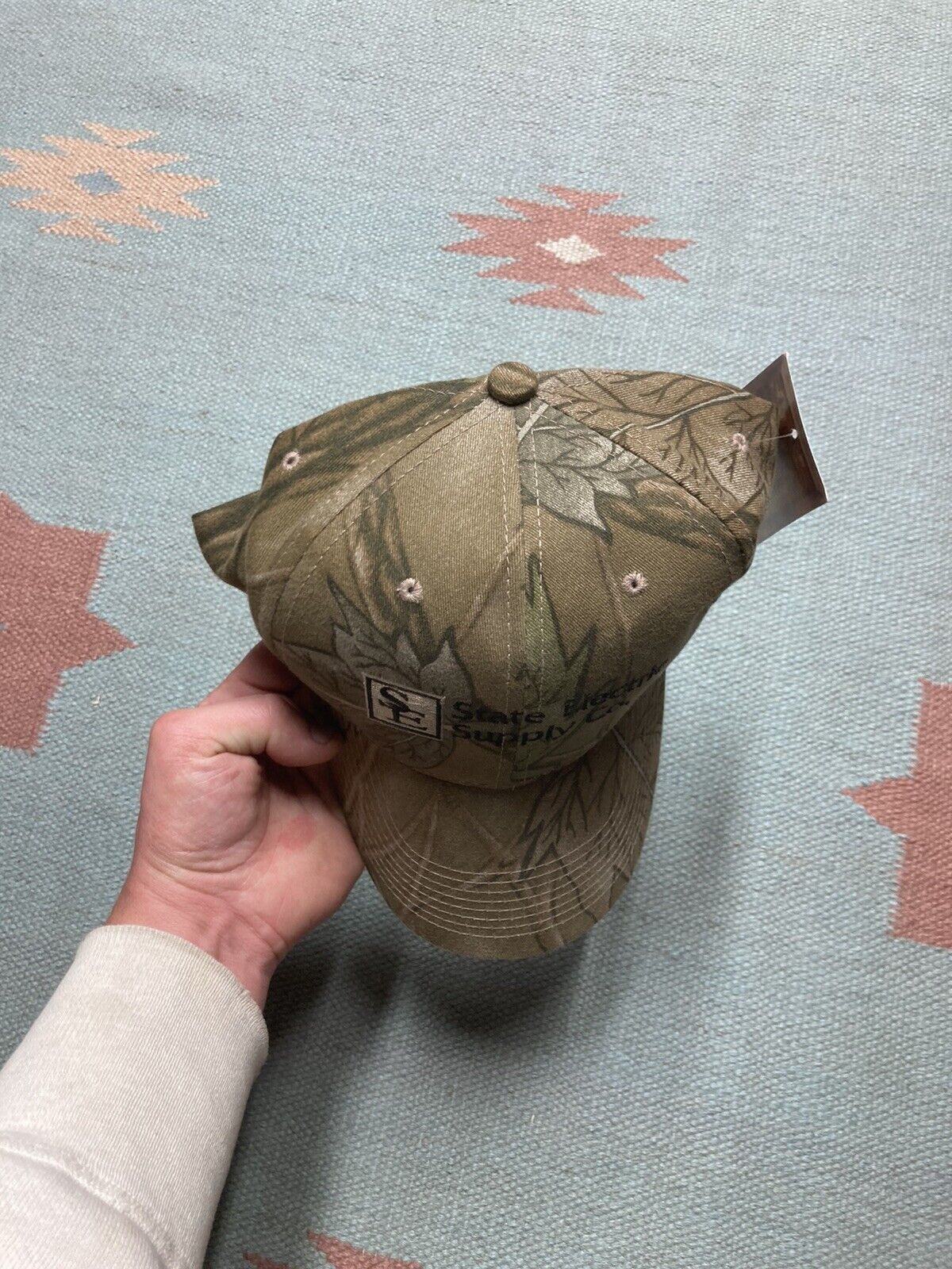Other NWT VTG strapback hat camo state electric supply bow hunter Size ONE SIZE - 3 Thumbnail