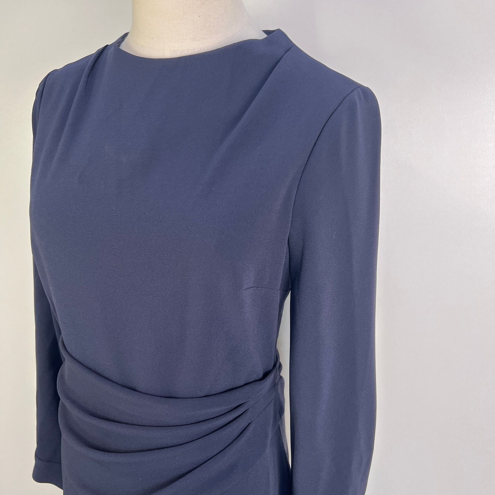 Other The Fold Long Sleeve Navy Blue Dress Size M / US 6-8 / IT 42-44 - 2 Thumbnail
