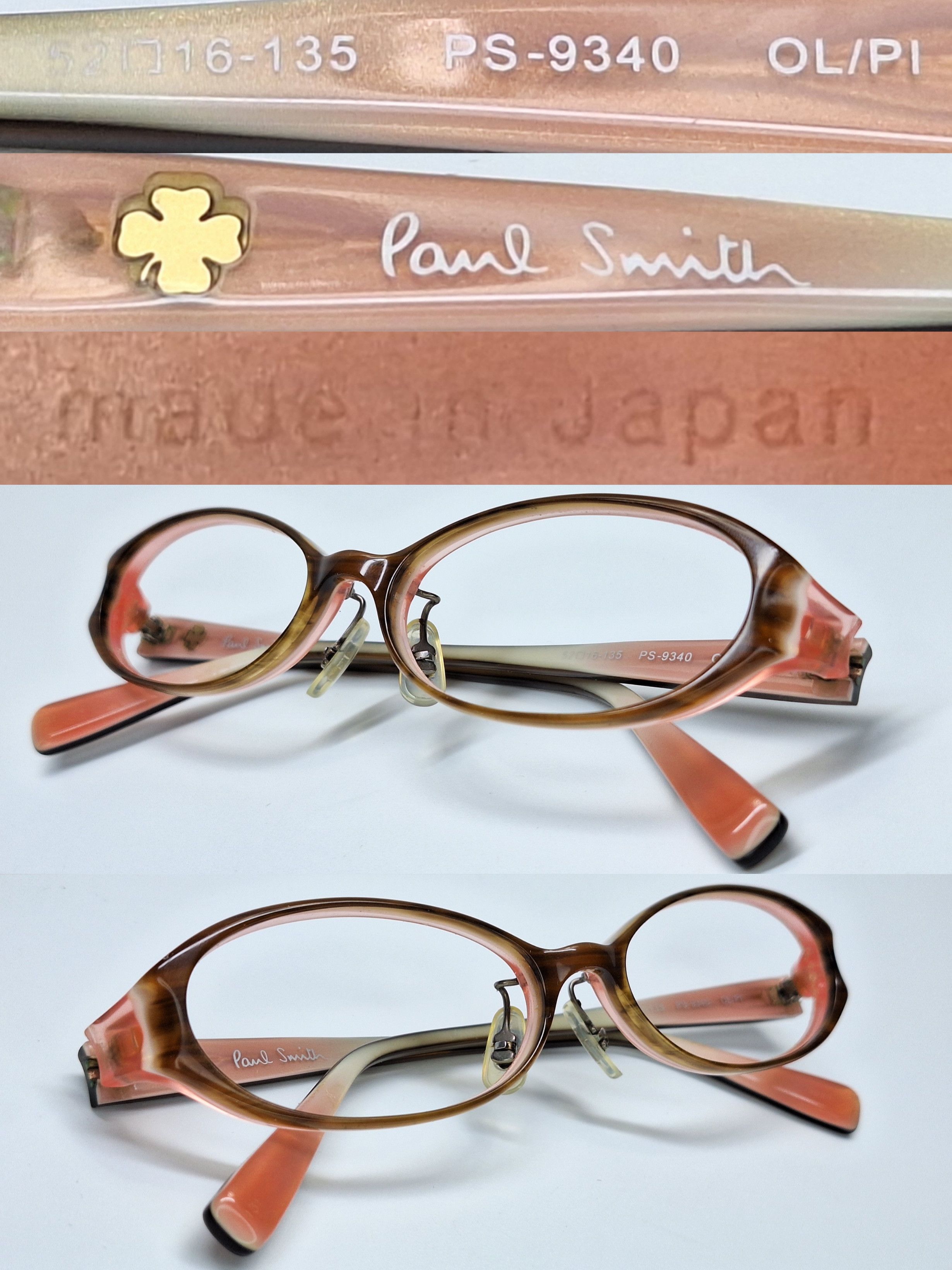 Paul Smith Paul Smith Spectacles PS-9340 Eyeglasses Vintage Frame Size ONE SIZE - 7 Thumbnail