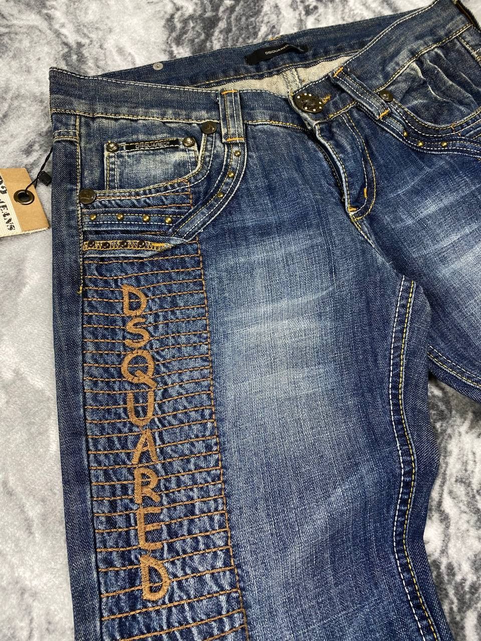 Dsquared2 New Dsquared2 D2 Denim Jeans Big Logo Women Size 29 Blue Size US 29 - 8 Thumbnail