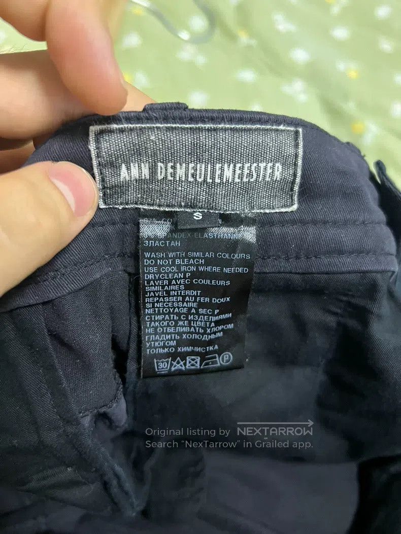 Ann Demeulemeester Ann Demeulemeester size S Black Denim Long Trousers Size US 31 - 2 Thumbnail