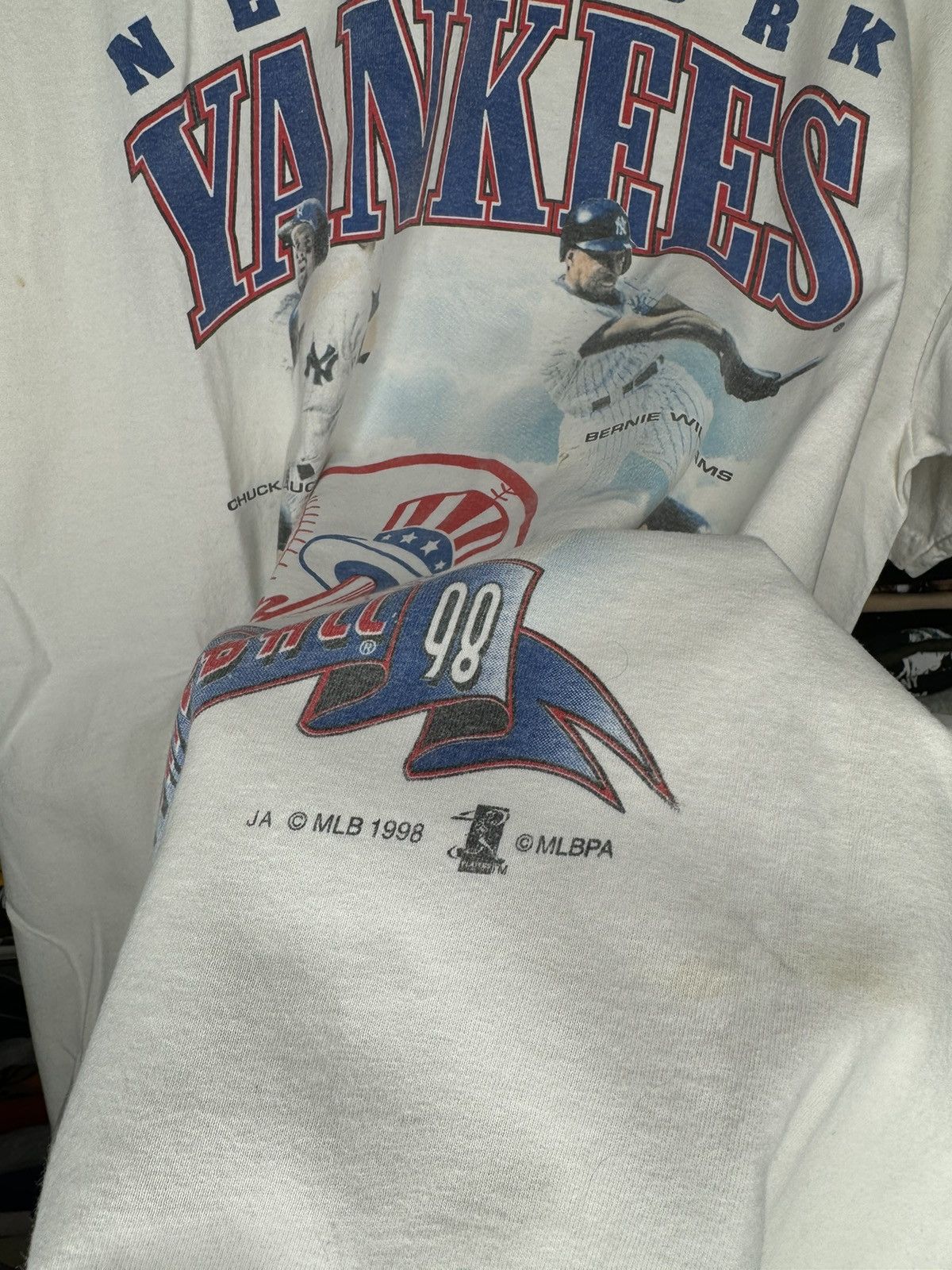New York Yankees × Vintage Vintage 1998 New York Yankees XL Player Graphic Tee Size US XL / EU 56 / 4 - 3 Thumbnail
