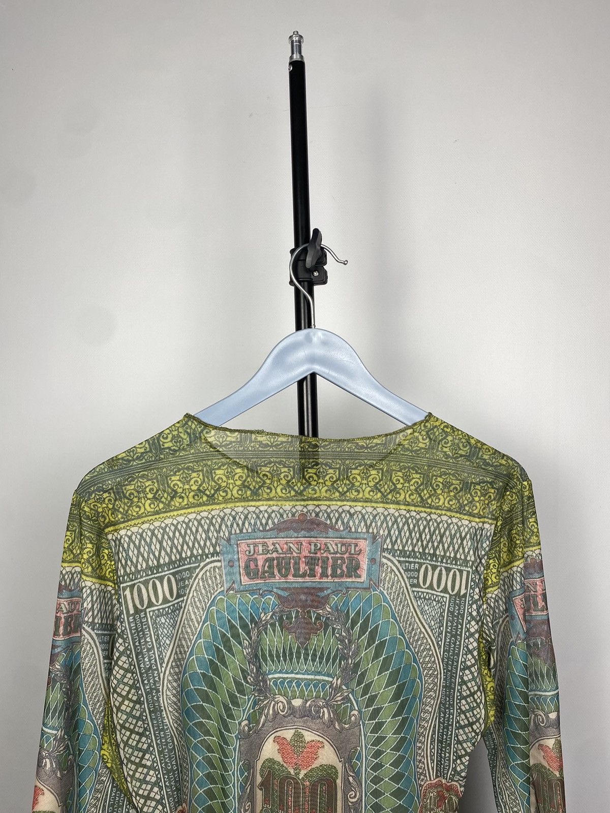 Designer × Japanese Brand STYLE ❗️Save The Queen Jean Paul Gaultier Mesh Top Blouses Size S / US 4 / IT 40 - 6 Thumbnail