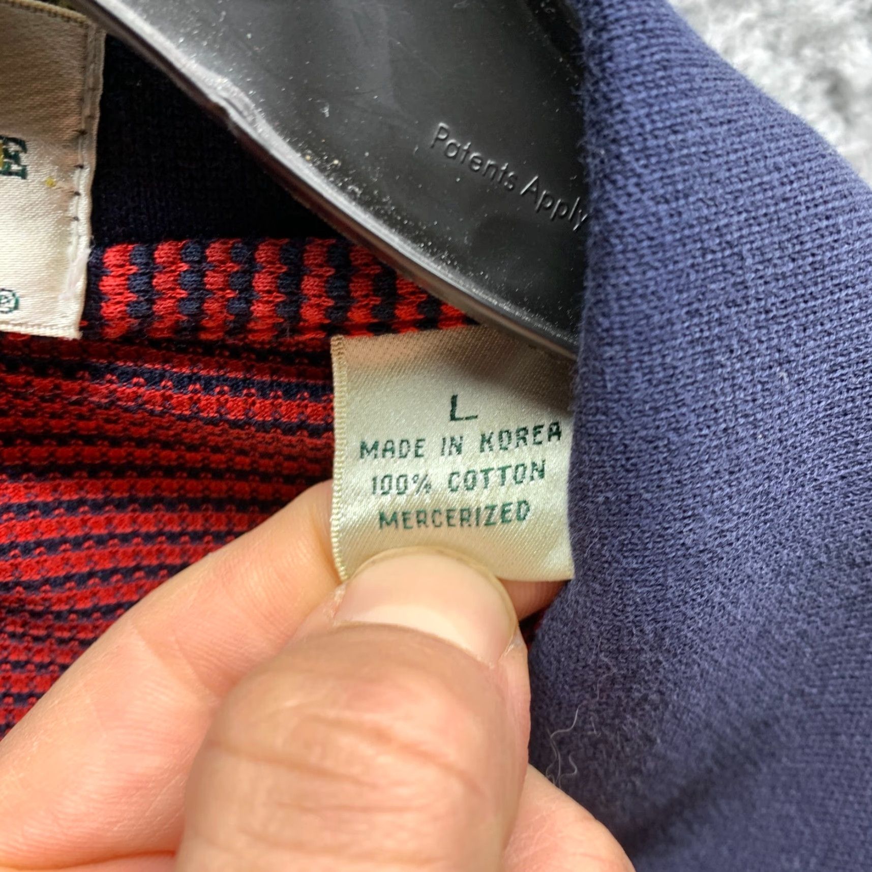 Vintage VINTAGE Fairway & Greene Polo Shirt Men's Regular L Red Striped 90s Golf Cotton Short/Long Sleeve Size US L / EU 52-54 / 3 - 7 Thumbnail