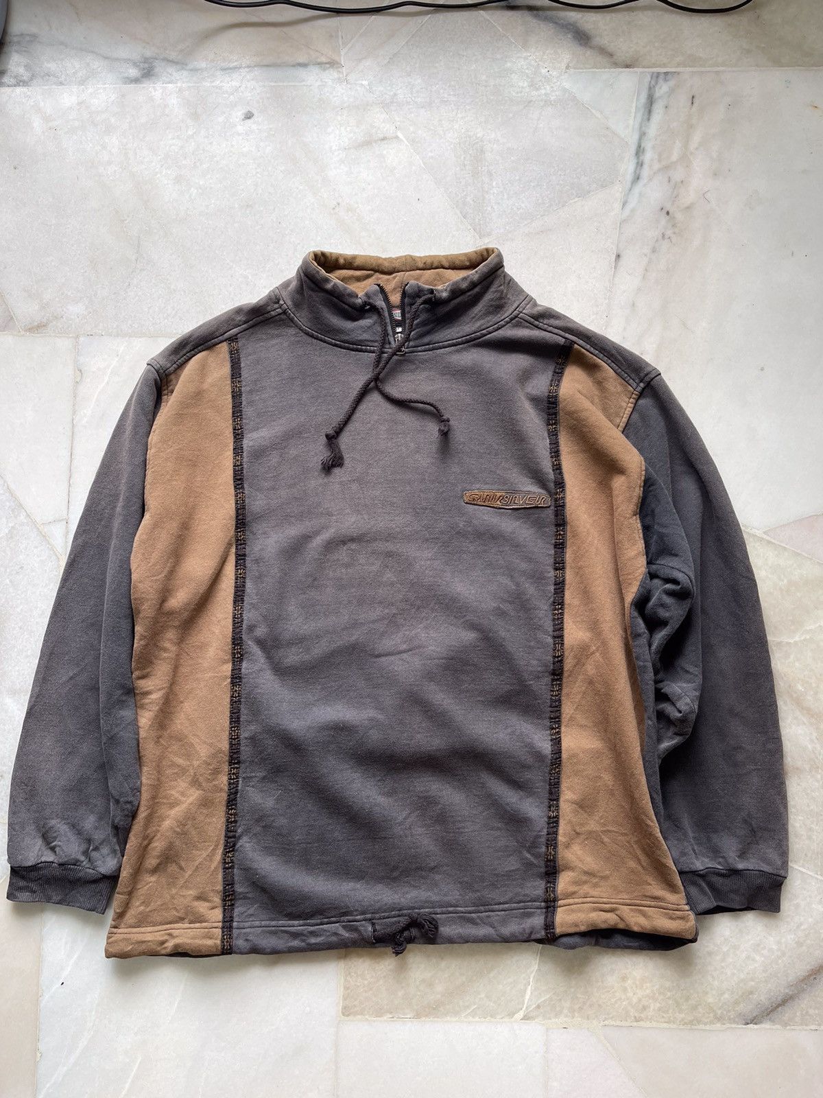 Quiksilver × Vintage 80s Quiksilver Faded Sweatshirt Size US XL / EU 56 / 4 - 9 Thumbnail