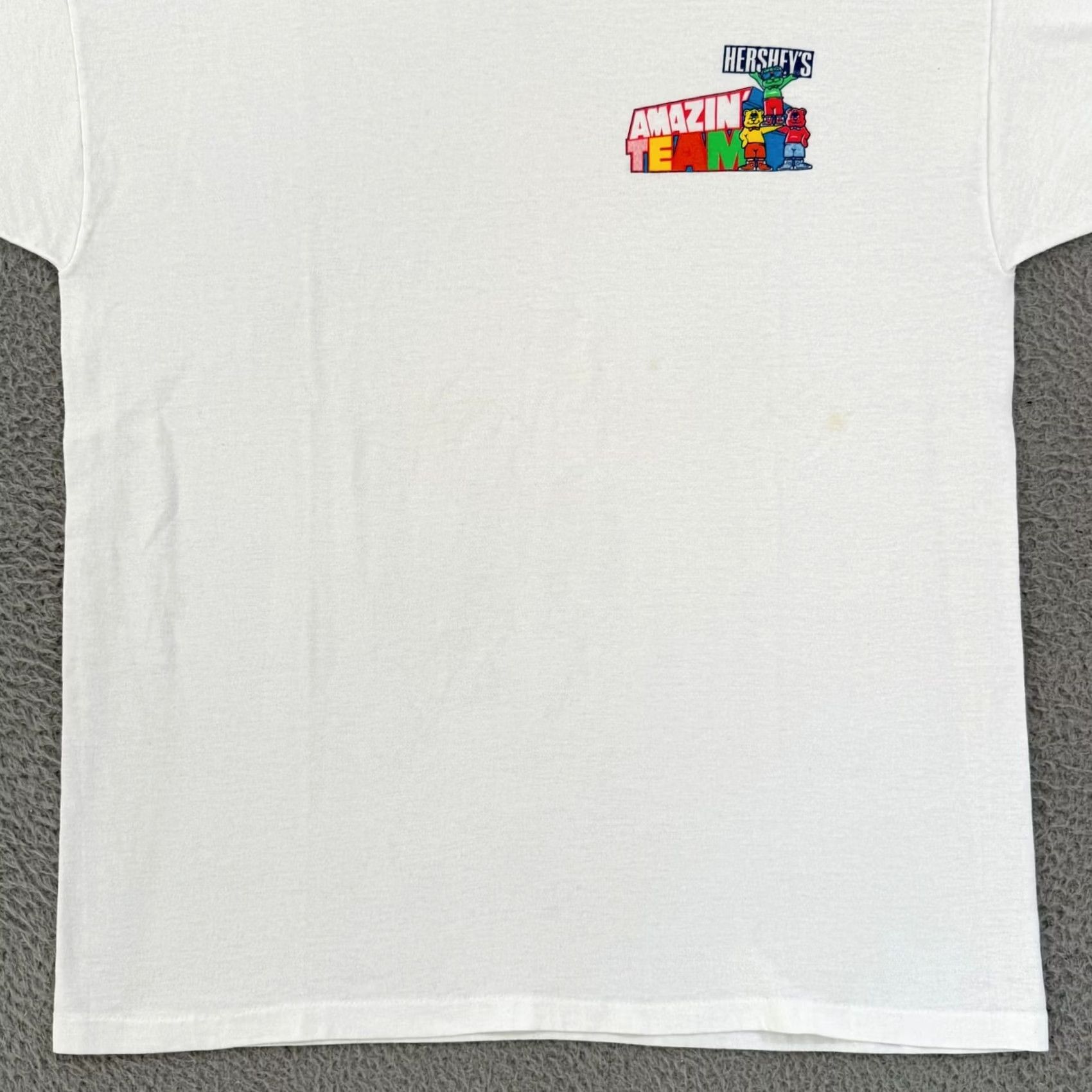 Vintage VINTAGE Hershey's Shirt Adult Large White Short Sleeve 90s Travel Logo Casual Size US L / EU 52-54 / 3 - 2 Thumbnail