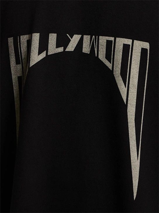 Rick Owens Drkshdw o1lsvrm0425 Hollywood Jumbo T-Shirt in Black/Pearl Size US L / EU 52-54 / 3 - 5 Thumbnail
