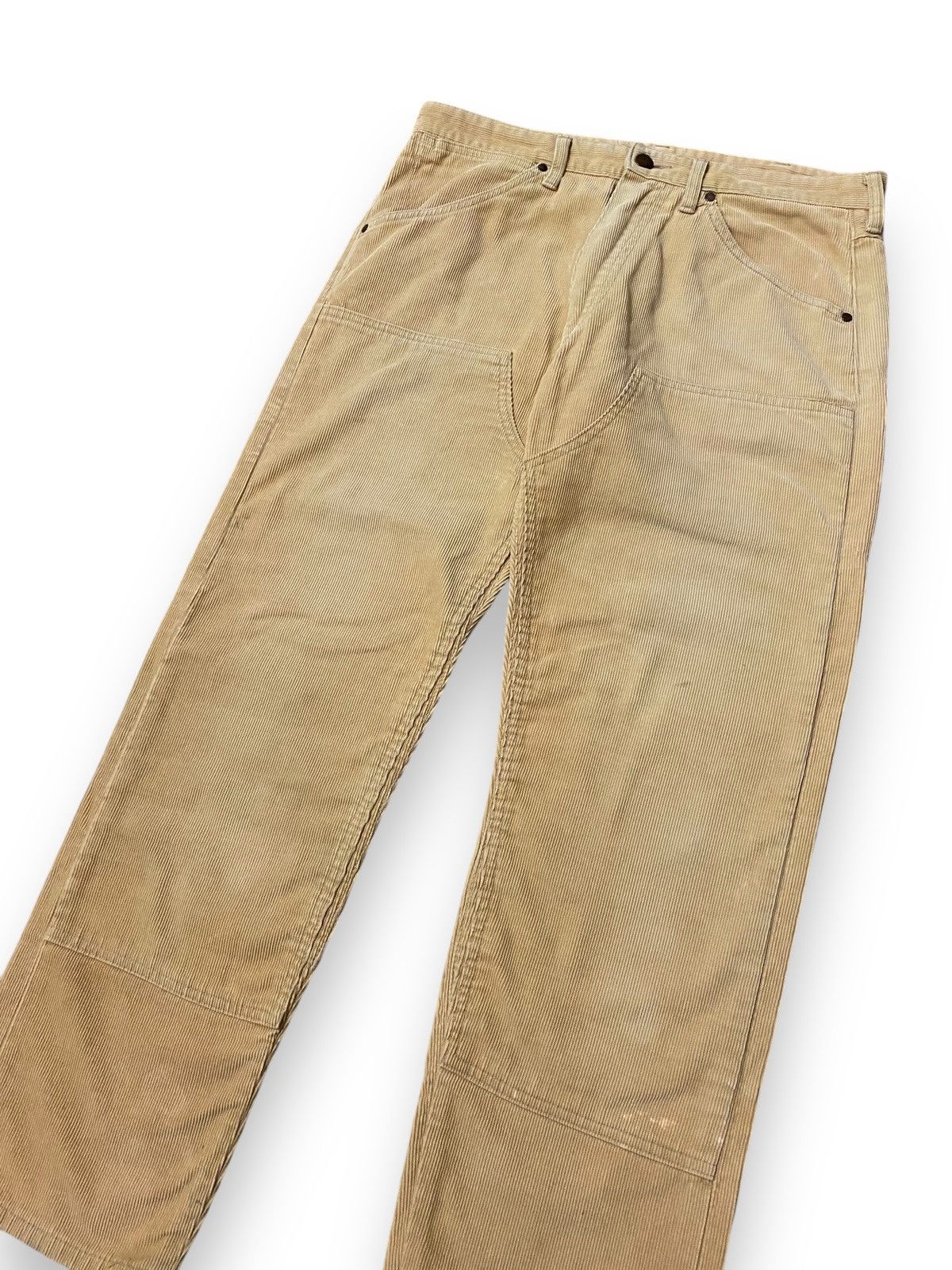Bape Vintage Bathing Ape Corduroy Double Knee Pants Size US 34 / EU 50 - 2 Thumbnail
