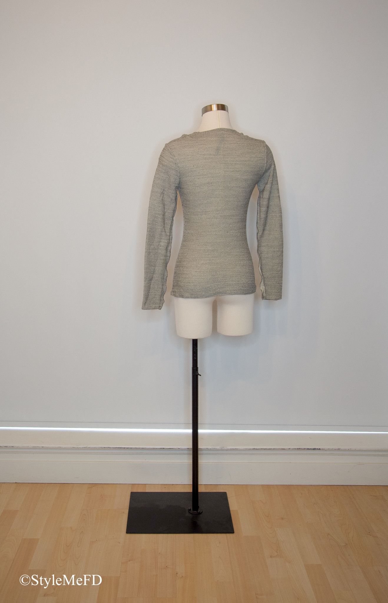 Roland Mouret Roland Mouret Gray Cowl Neck Sweater Size S / US 4 / IT 40 - 3 Thumbnail