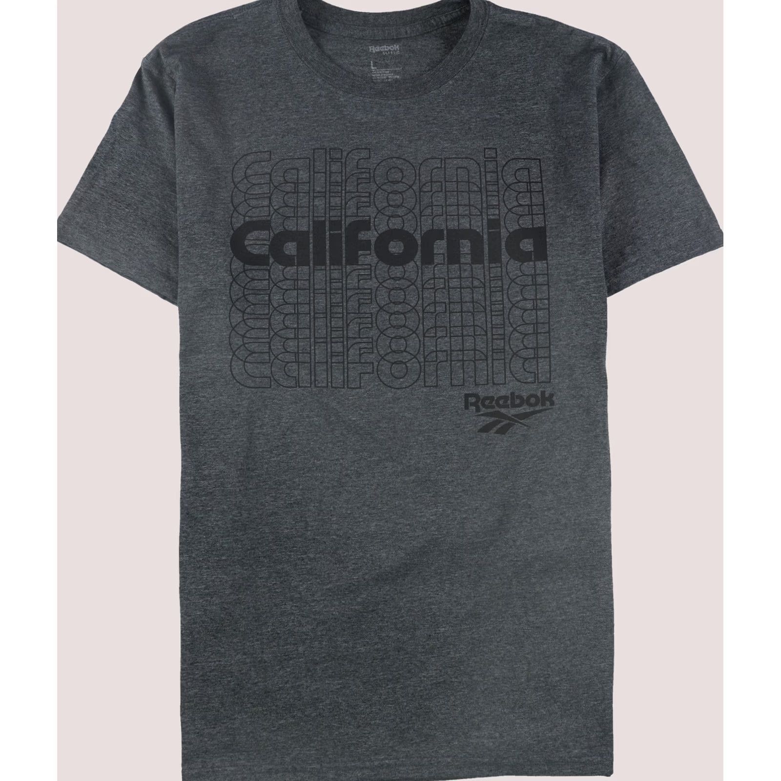 Reebok VINTAGE Reebok Mens California Graphic T-Shirt dkheather L Size US L / EU 52-54 / 3 - 1 Thumbnail
