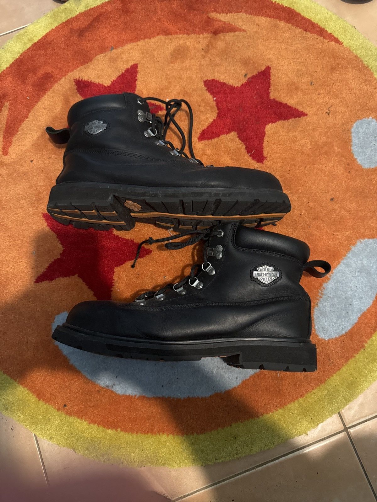 Harley Davidson × Vintage Harley Davidson black boots Size US 11.5 / EU 44-45 - 6 Thumbnail