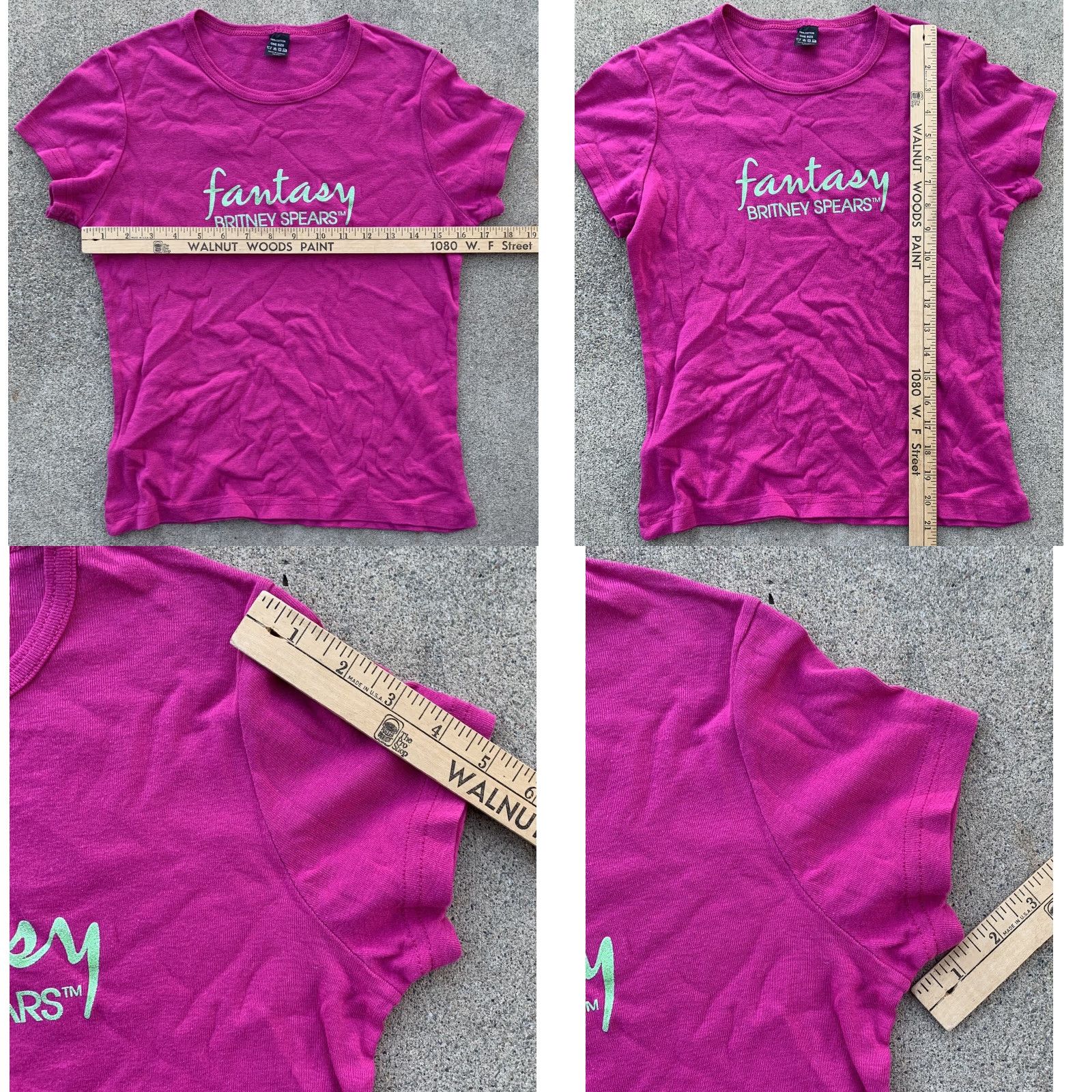Vintage Fantasy Britney Spears t-shirt spell out Pink One Size T-Shirt Womens Size ONE SIZE - 8 Thumbnail
