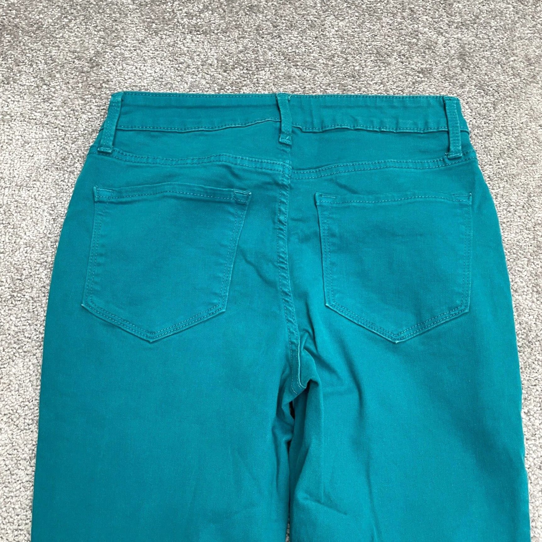 Old Navy Old Navy Rockstar Skinny Denim Jeans Womens 6 Teal Blue Mid Rise Stretch 28x26 Size 28" / US 6 / IT 42 - 4 Thumbnail