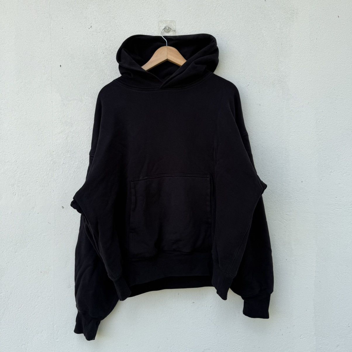 Gap Yeezy YZY GAP Grey Double Face Zip Hoodie | Grailed