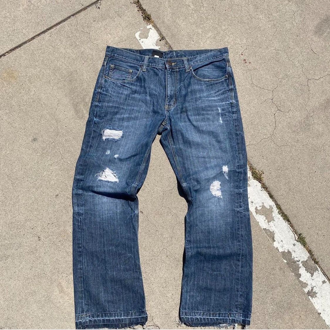 DOUBLE HELIX × Vintage Boot cut double helix jeans Size US 34 / EU 50 - 1 Thumbnail