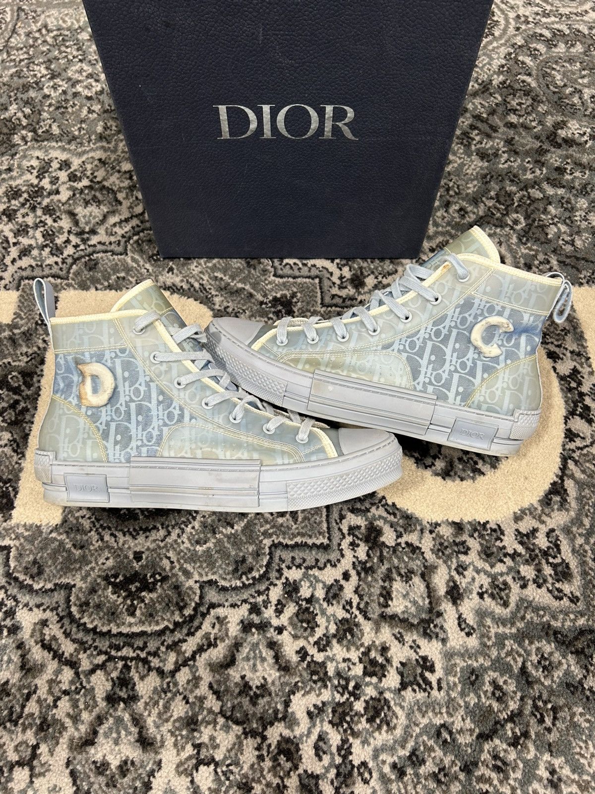 Dior Dior B23 High-Top Size 11US/44EU Size US 11 / EU 44 - 1 Thumbnail