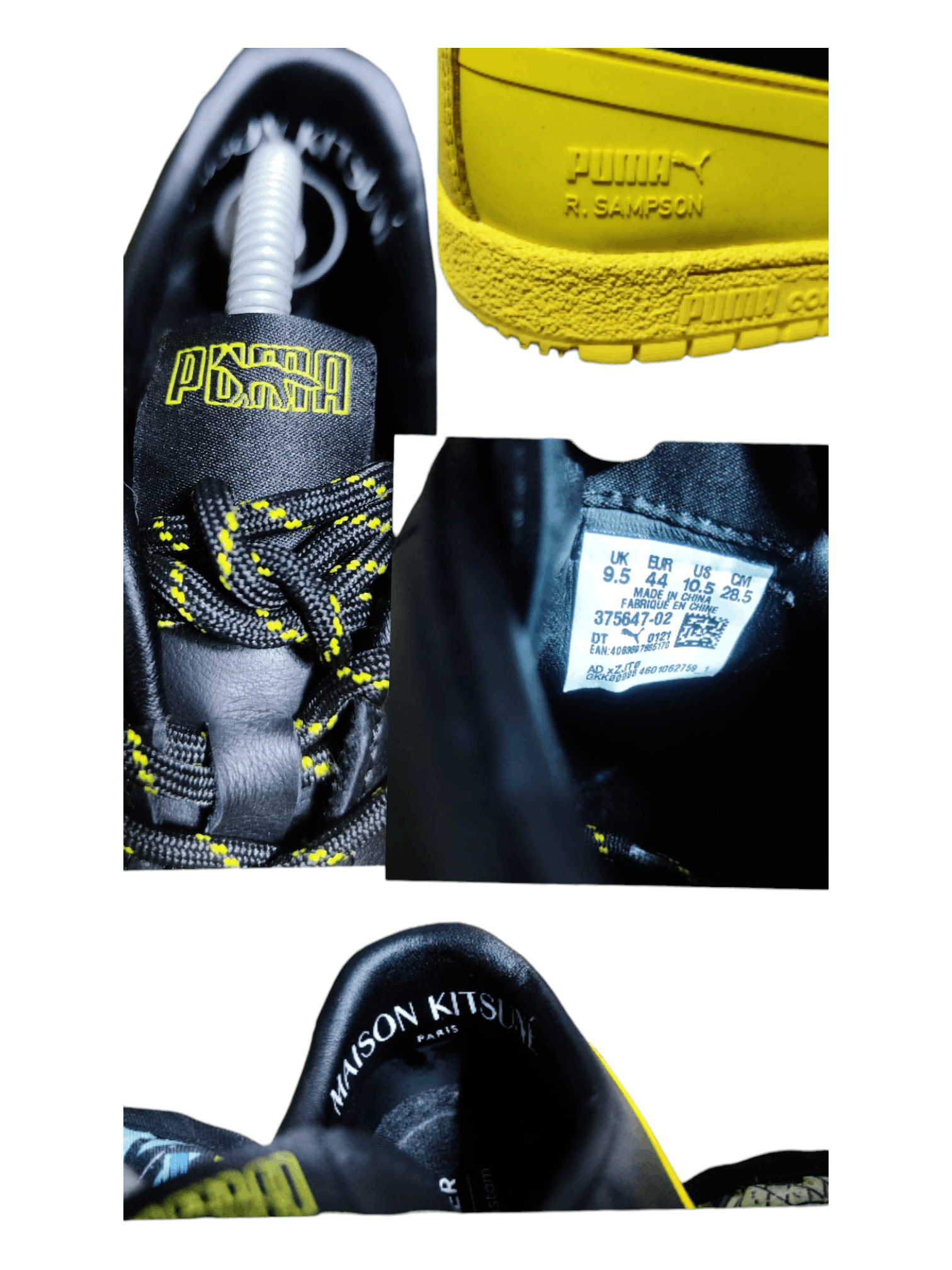 Maison Kitsune Puma X Maison Kitsuné Ralph Sampson 70 Mens Size US 10.5 / EU 43-44 - 4 Thumbnail