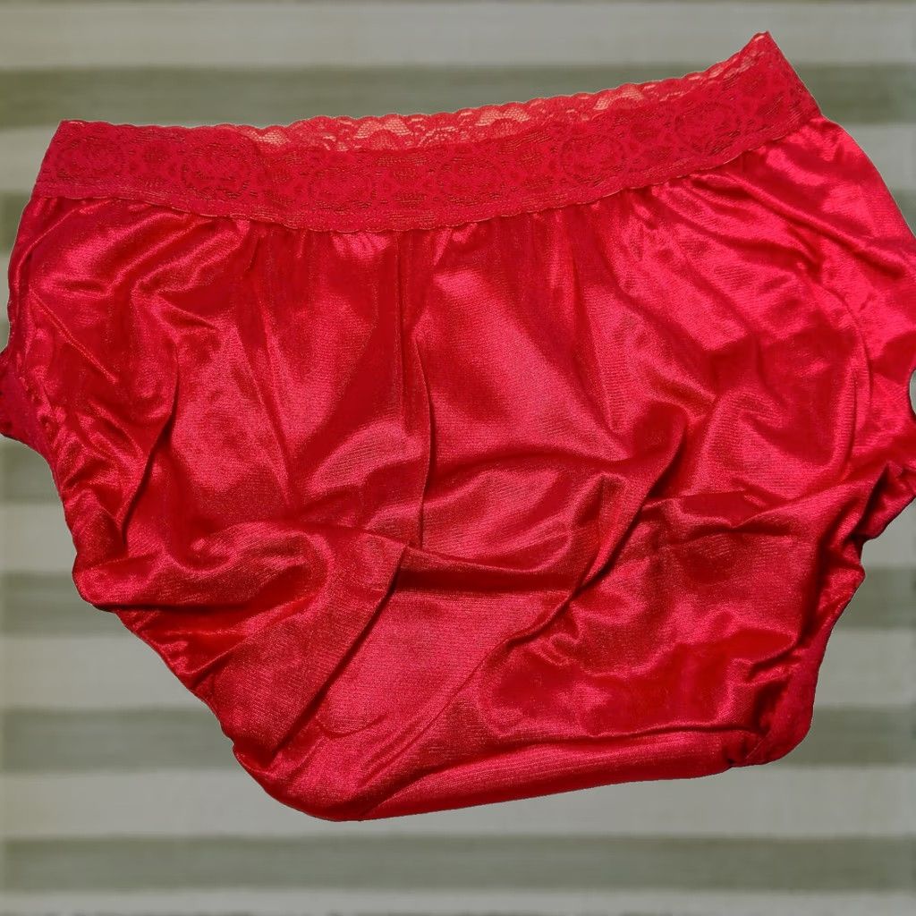 Vintage VINTAGE Lane Bryant Panties Underwear Pink Nylon Lace Brief Womens L NOS Size 36" / US 14 / IT 50 - 1 Thumbnail