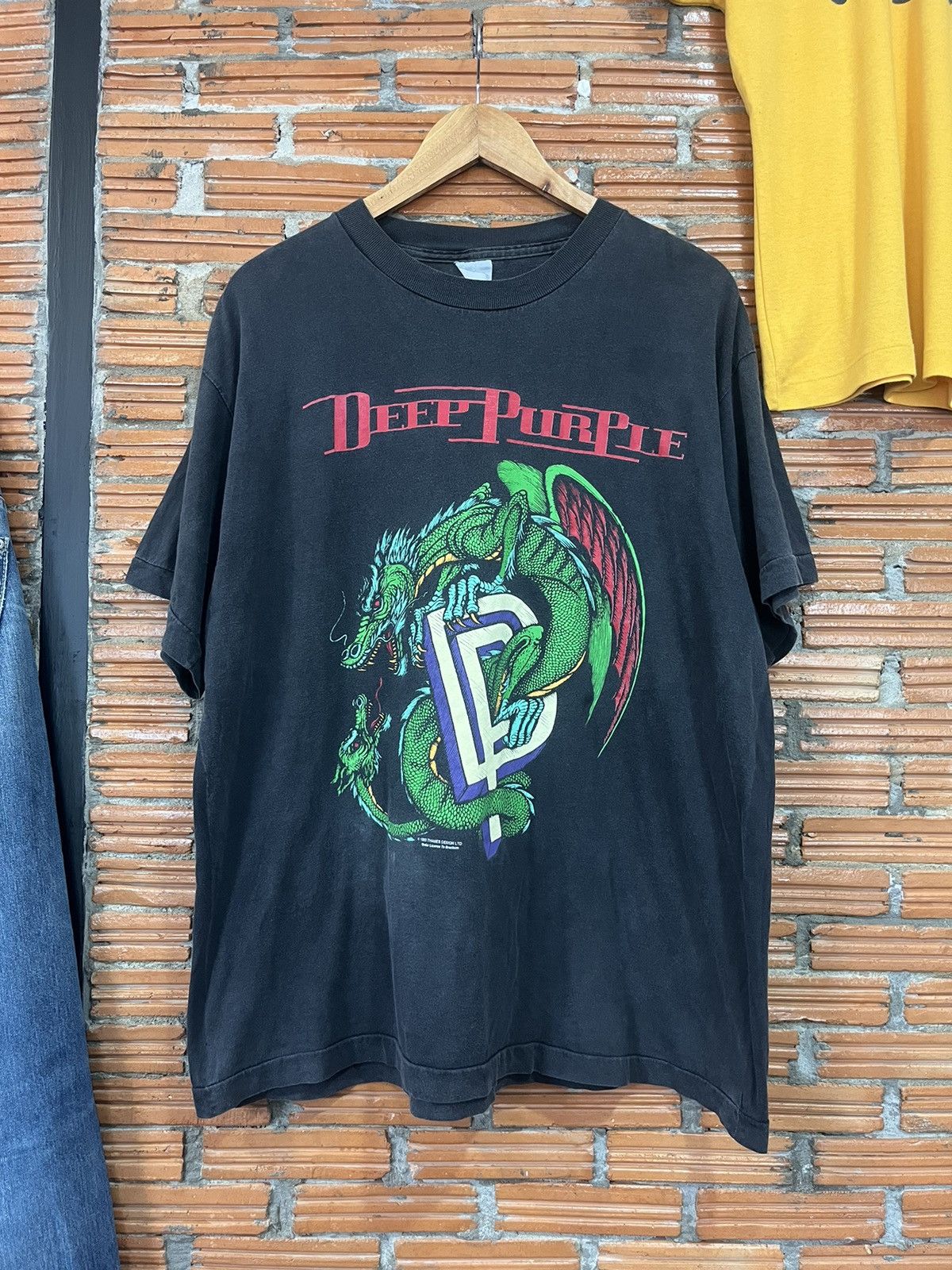 Band Tees Vintage DEEP PURPLE The Battle Rages On World Tour 93-94’s Size US XXL / EU 58 / 5 - 2 Thumbnail