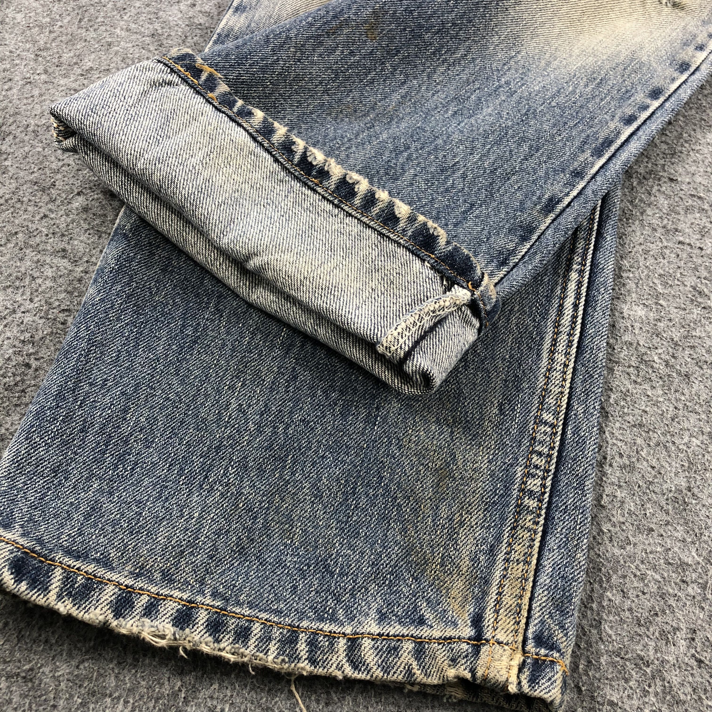 Levi's Vintage Distress Levis 505 Jeans-JM1194 Size US 34 / EU 50 - 7 Thumbnail
