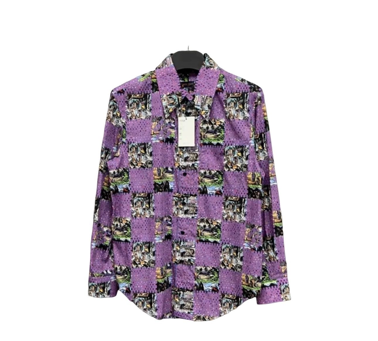 Louis Vuitton Louis Vuitton Damier Scenic Print Shirt M Size US M / EU 48-50 / 2 - 1 Thumbnail