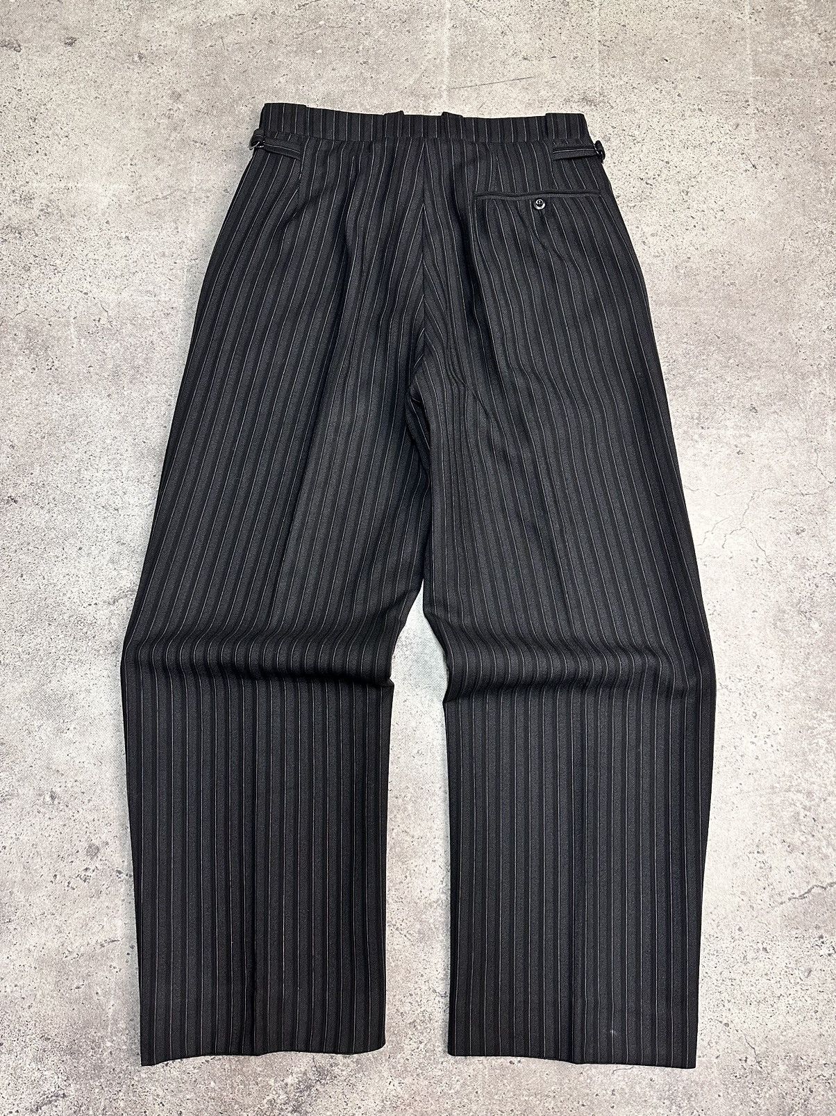 Marithe + Francois Girbaud Military 80s France Pleated Black Pants Avantgarde Style Size US 34 / EU 50 - 11 Thumbnail