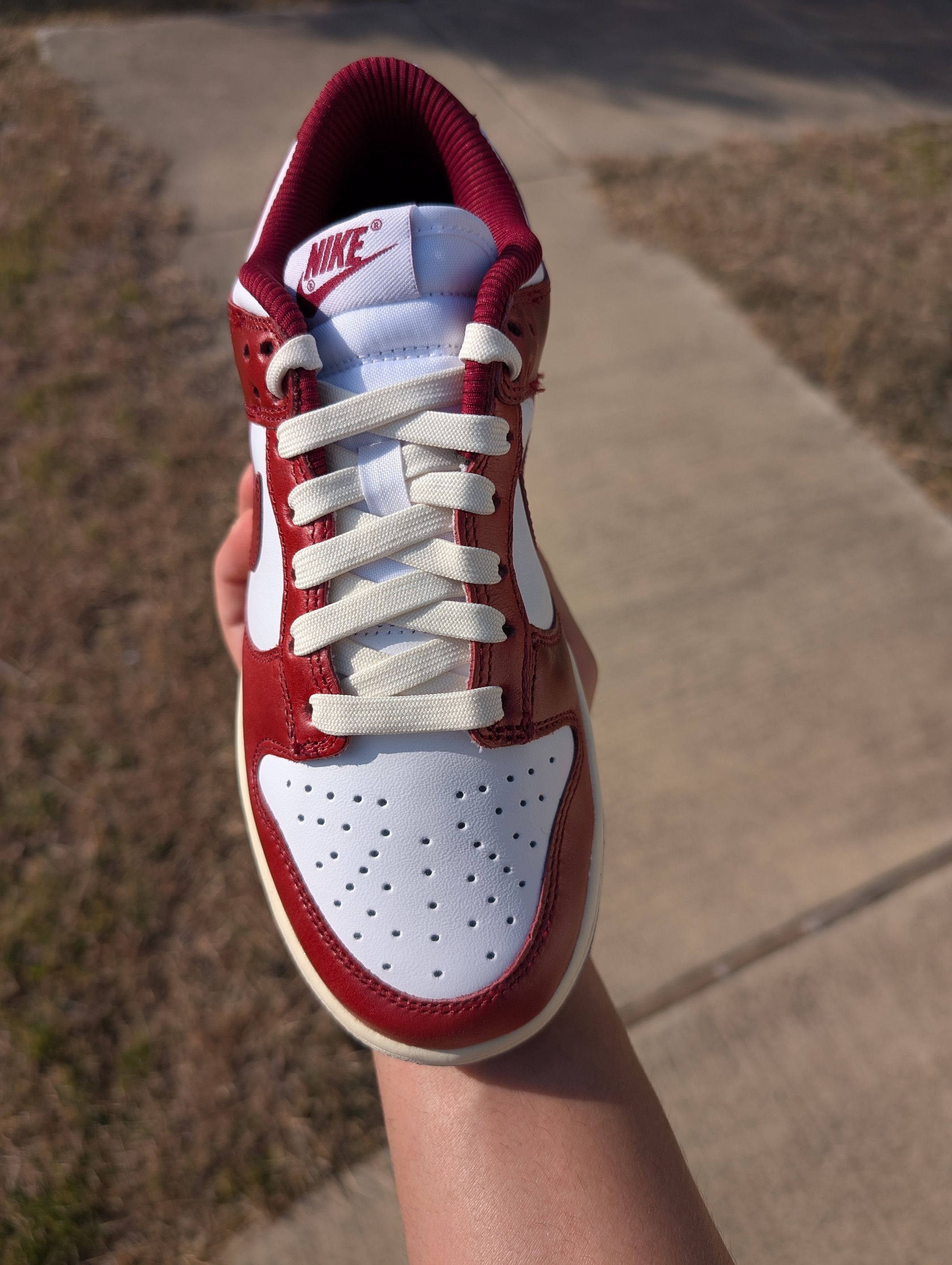 Nike Vintage Red Dunk Low Size US 5 / EU 37 - 10 Thumbnail