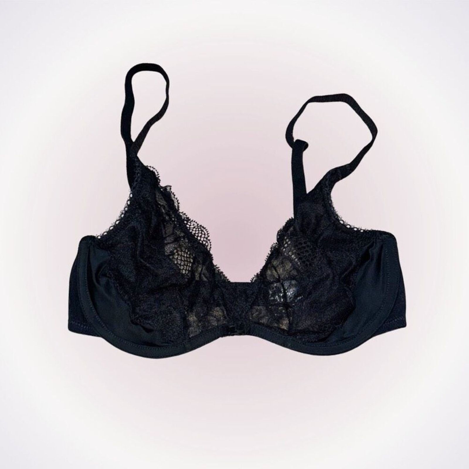 Other Wacoal Black Lace Underwire Bra | Sz 30D Size ONE SIZE - 1 Thumbnail