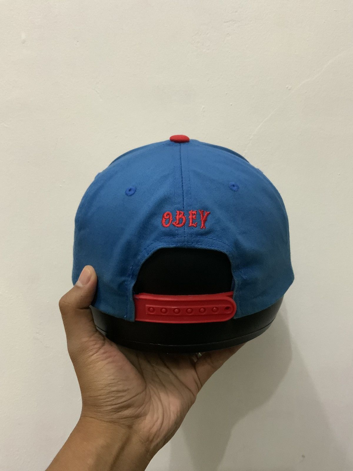 Vintage Obey Spellout Snapback Hat Size ONE SIZE - 3 Thumbnail