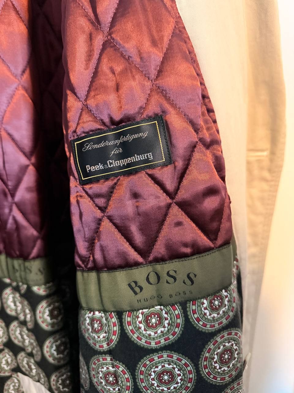 Hugo Boss Hugo Boss / BOSS Trench Coat Men’s – Beige – Vintage Size US XL / EU 56 / 4 - 5 Thumbnail
