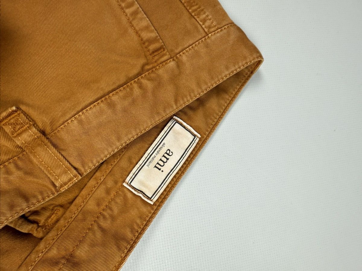 Designer Ami Alexandre Mattiussi Men’s Garment Dyed Cargo Shorts Size US 34 / EU 50 - 12 Thumbnail