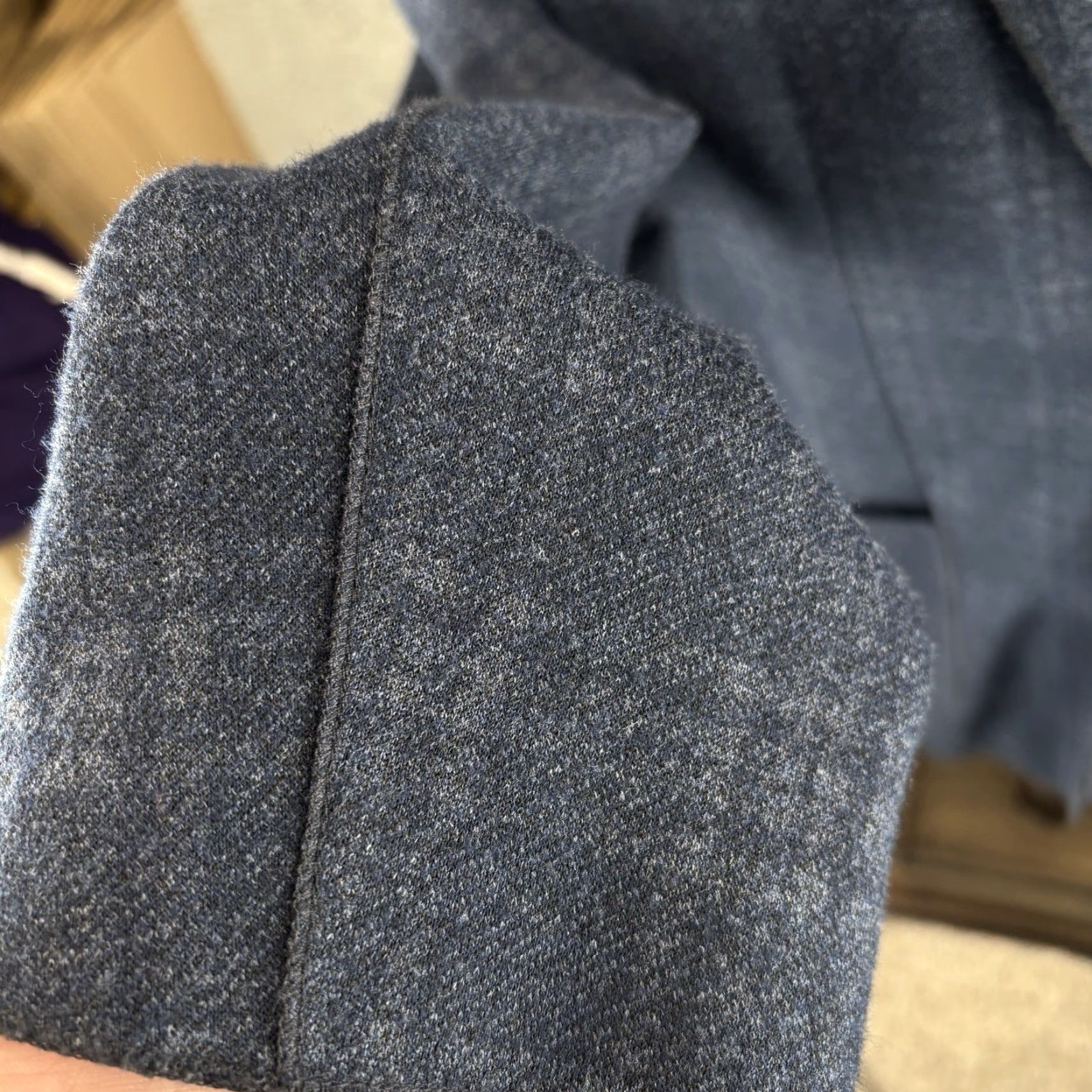 BUGATCHI BUGATCHI Blazer Jacket Men XL Navy Plaid Notch Lapel Single-Breasted Two-Button Unstructured Sport Coat Outdoor/Business Casual Size 46R - 4 Thumbnail
