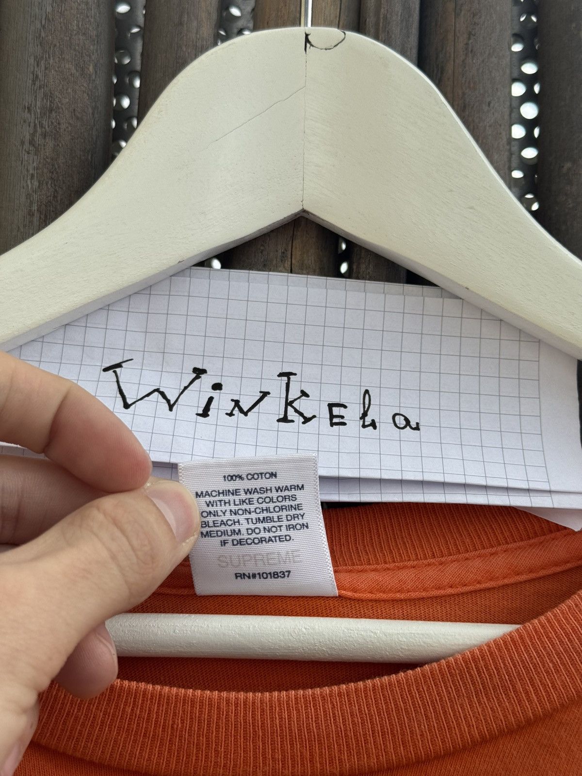 Supreme Supreme Authentic Tee 'Orange' - SS20T19 ORANGE Size US L / EU 52-54 / 3 - 6 Thumbnail
