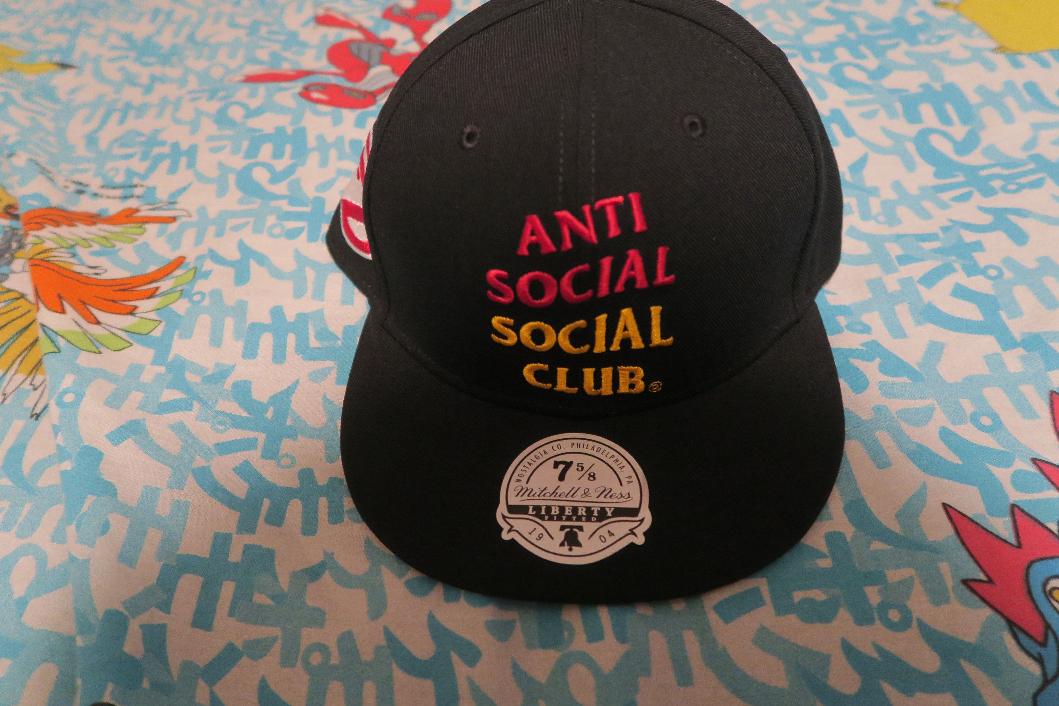 Anti Social Social Club × Mitchell & Ness × NBA ASSC Mitchell & Ness NBA Atlanta Hawks Snapback Size 7 5/8 Size ONE SIZE - 2 Thumbnail