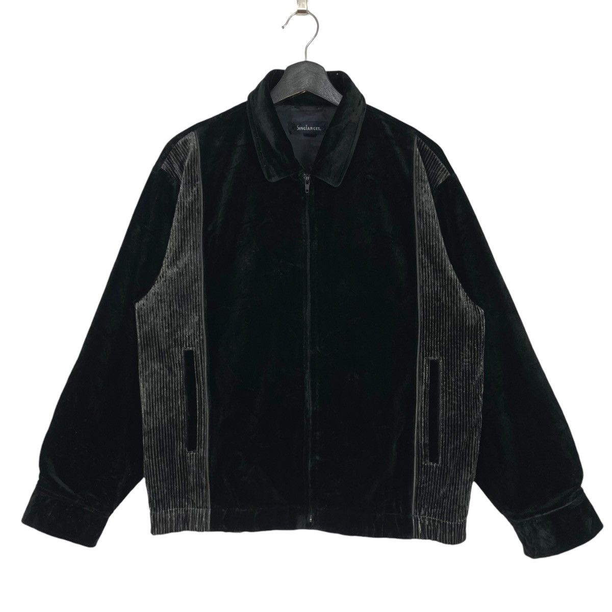 Japanese Brand Vintage Sing Target Japanese Brand Suede Black Jacket Size US M / EU 48-50 / 2 - 1 Thumbnail