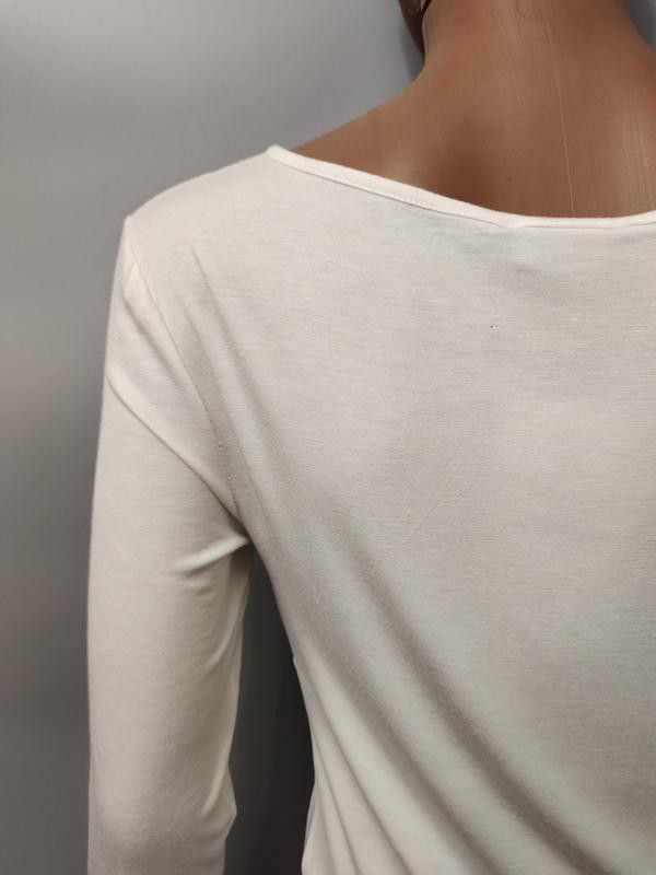 Designer Morgan De Toi ecru longsleeve white sz T/L NEW Size M / US 6-8 / IT 42-44 - 6 Thumbnail
