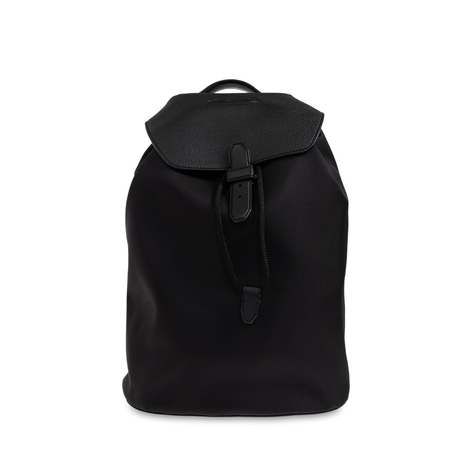Brioni BRIONI Black Nylon & Leather Backpack New & Authentic Size ONE SIZE - 1 Thumbnail