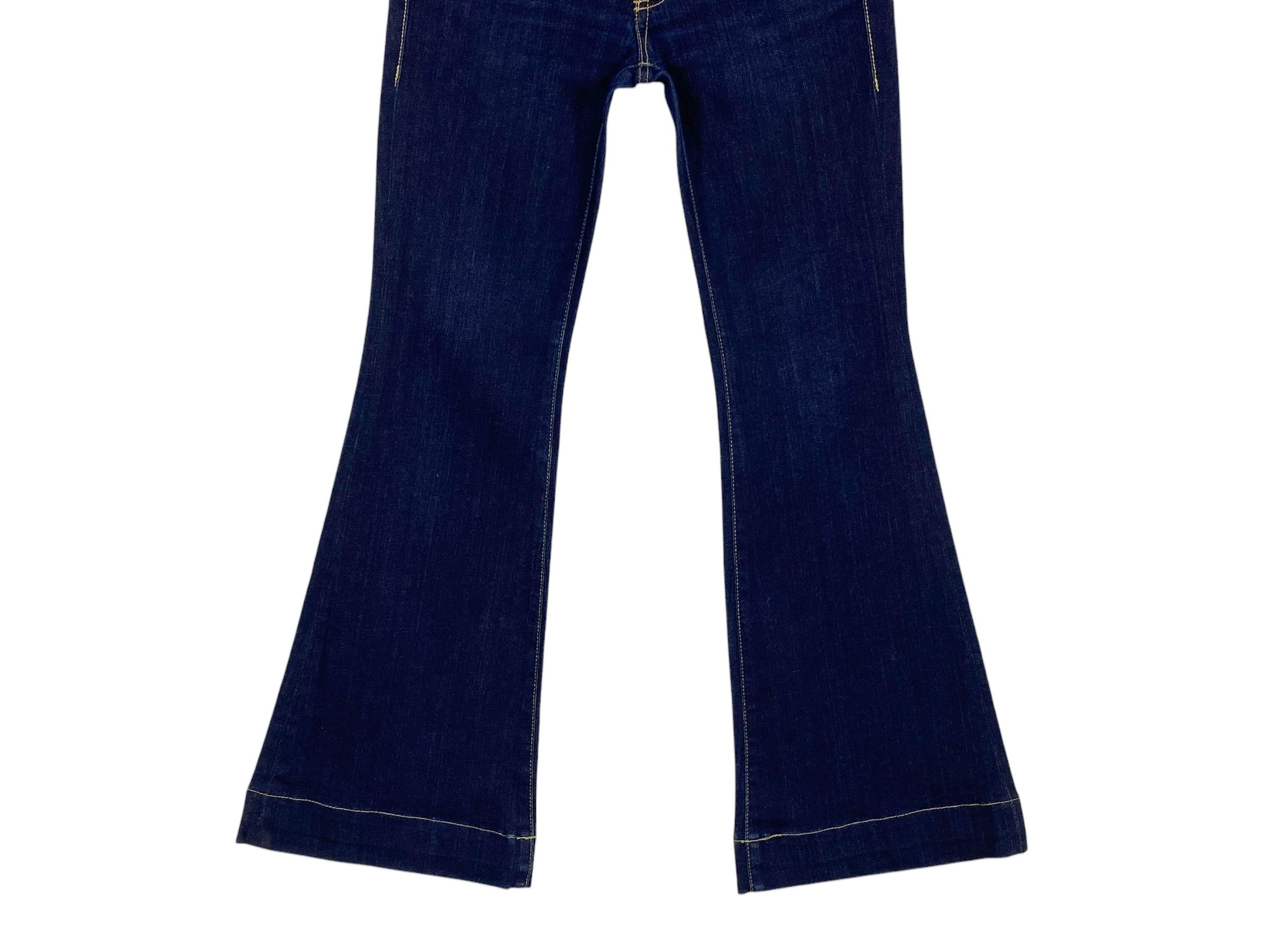 Japanese Brand × MOUSSY Moussy Japan Low Rise Loose Wide Leg Jeans Size 26" / US 2 / IT 38 - 4 Thumbnail