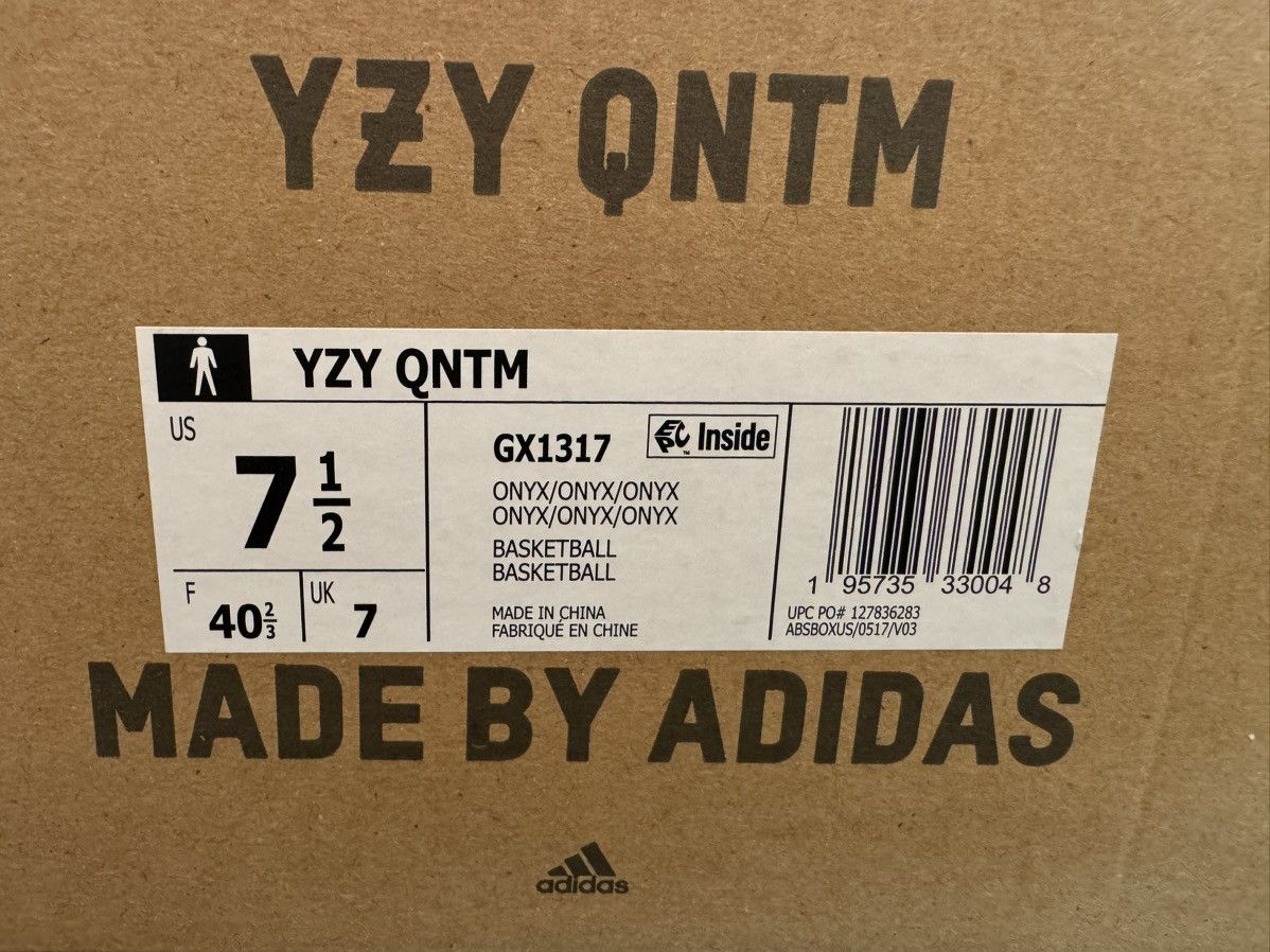 Adidas Adidas Yeezy QNTM onyx Size US 7.5 / IT 37.5 - 6 Thumbnail