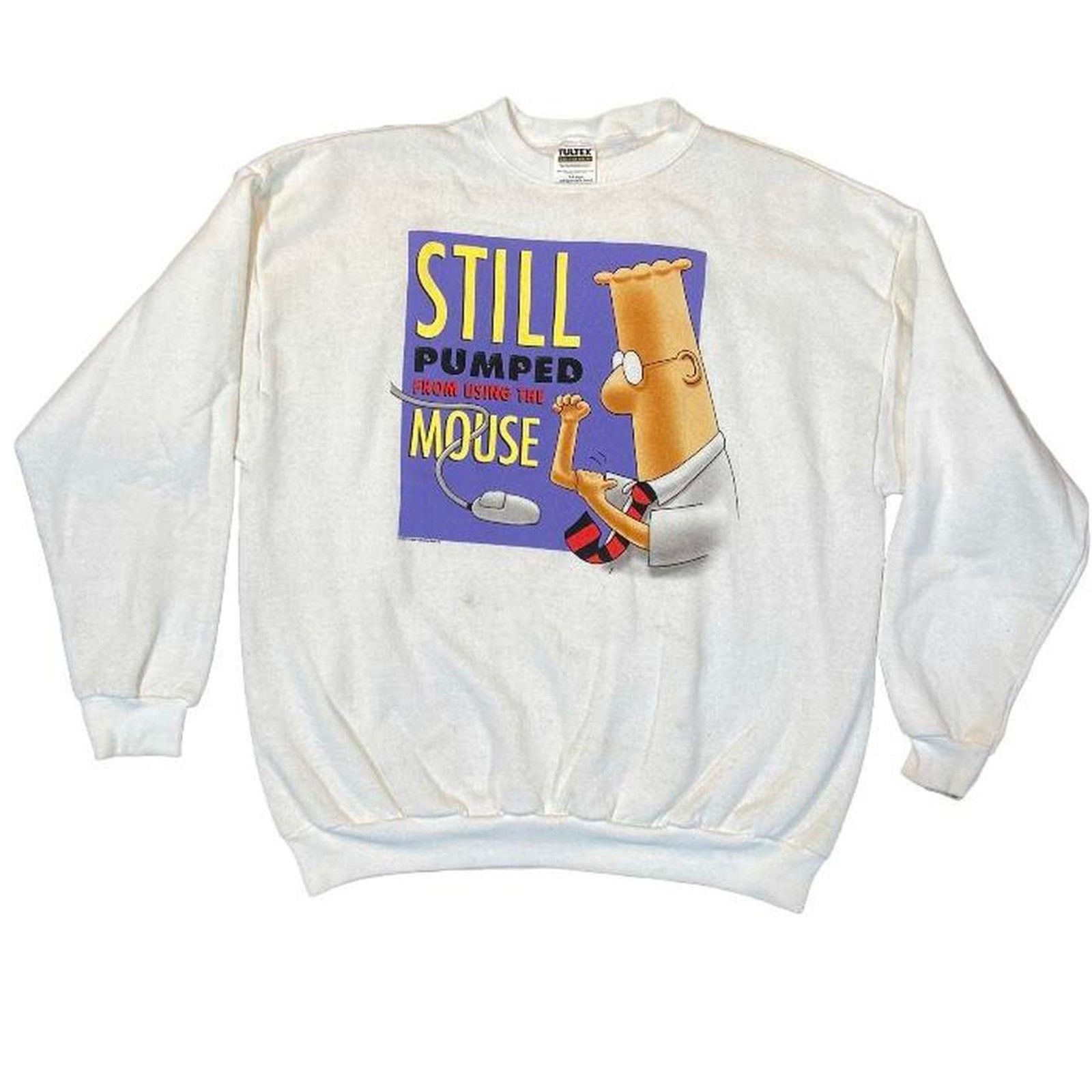 Vince 90s white dilbert crewneck sweater Size US XL / EU 56 / 4 - 1 Thumbnail