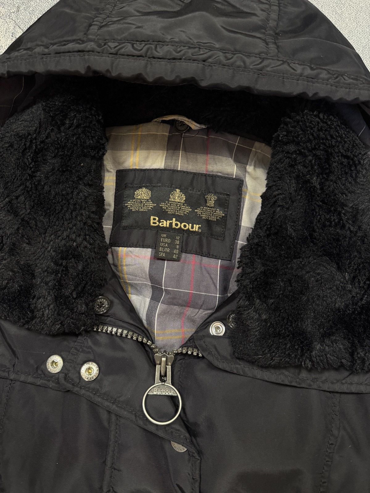 Barbour Vintage Barbour Jacket 90s Womens Size M / US 6-8 / IT 42-44 - 6 Thumbnail
