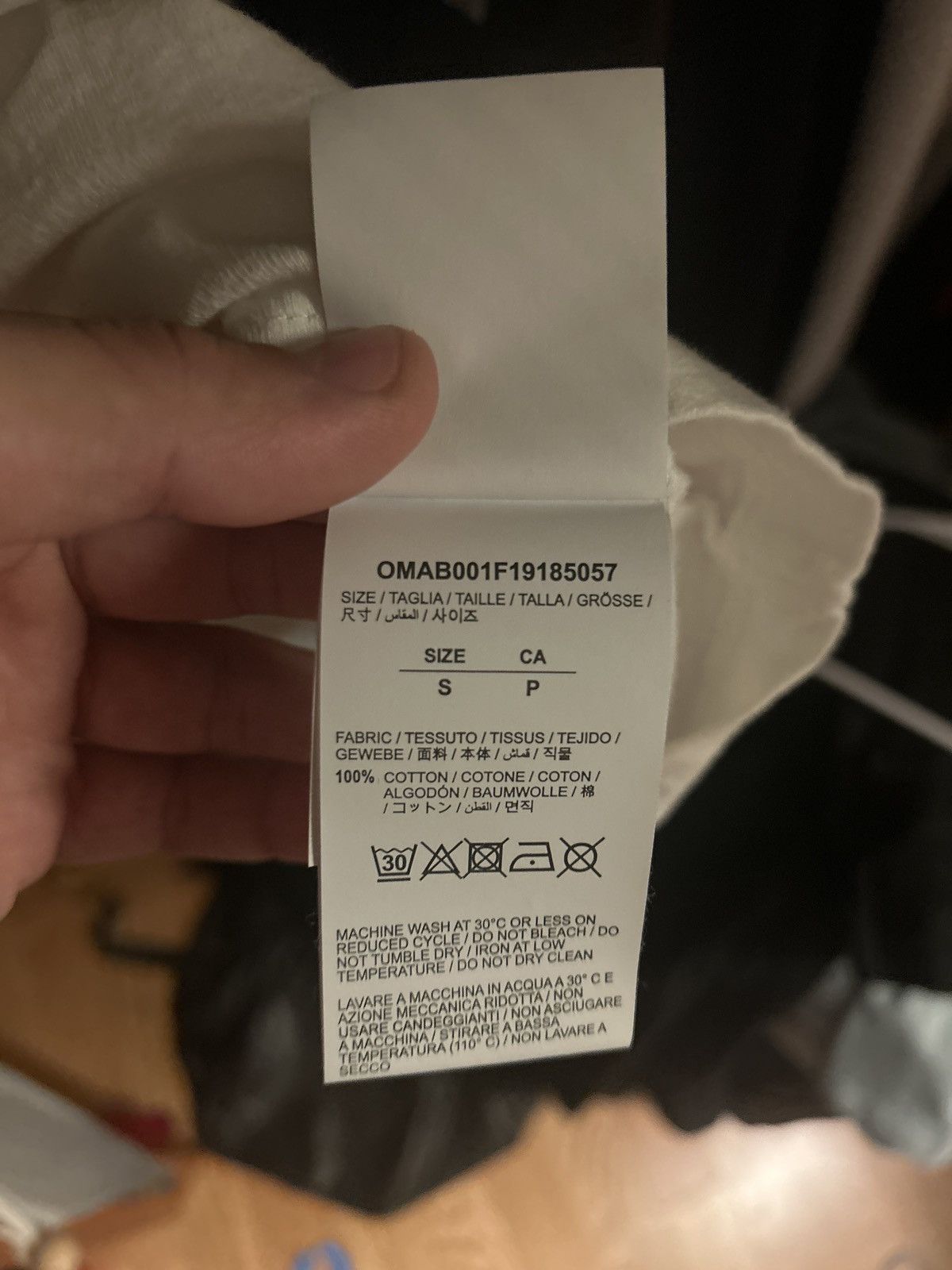 Off-White Off-White Ssense Exclusive White & Yellow Acryclic Arrows Size US S / EU 44-46 / 1 - 8 Thumbnail