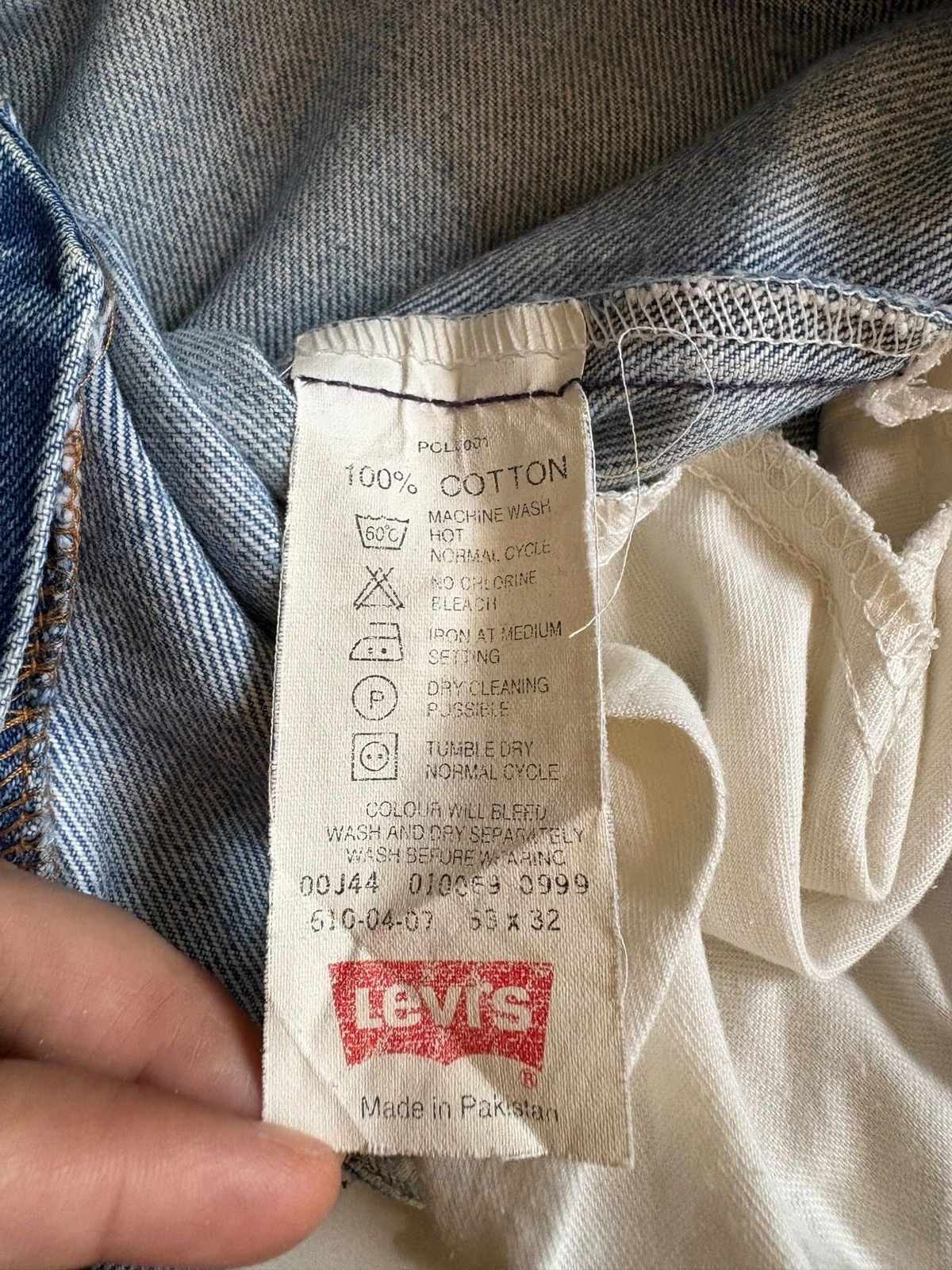 Levi's Vintage 80s Levis 610 Orange Tab Faded Wash Loose Jeans Size US 32 / EU 48 - 11 Thumbnail